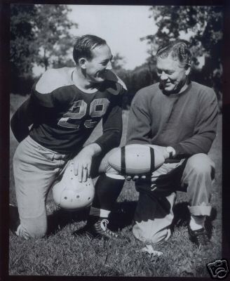 Charley Brock with Curley Lambeau
