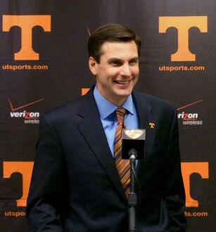 Tennessee head coach, Derek Dooley