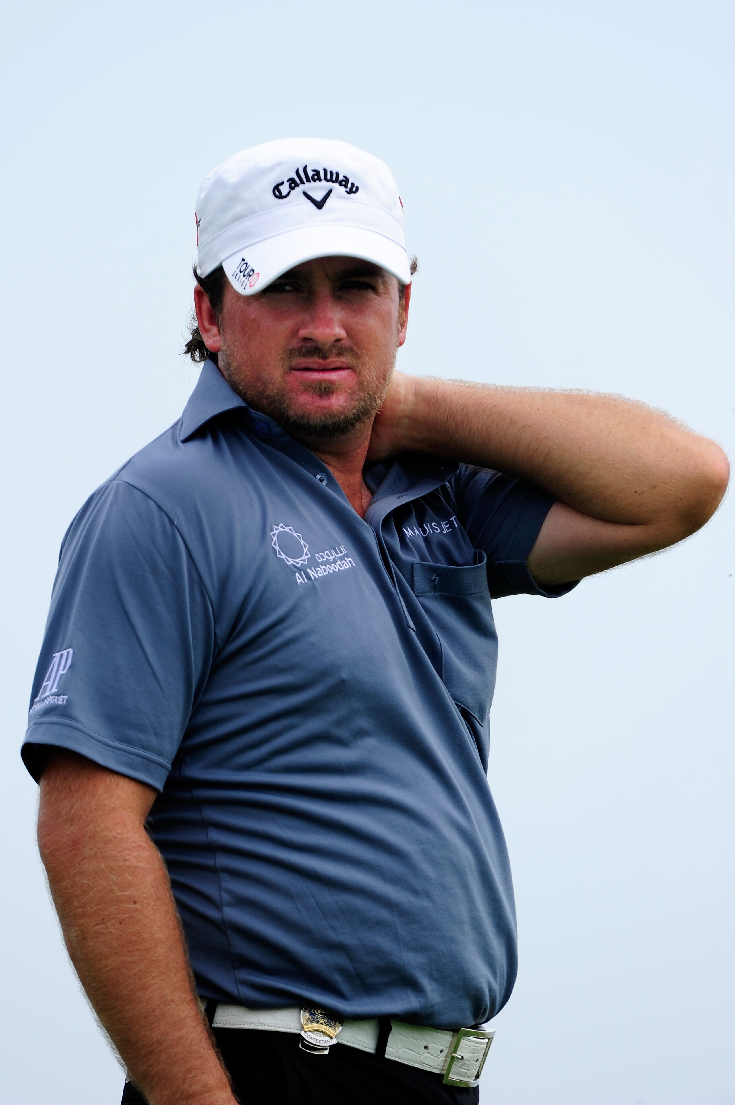 KOHLER, WI - AUGUST 13:  Graeme McDowell of Northern Ireland waits on a green during the continuation of the first round of the 92nd PGA Championship on the Straits Course at Whistling Straits on August 13, 2010 in Kohler, Wisconsin.  (Photo by Stuart Fra