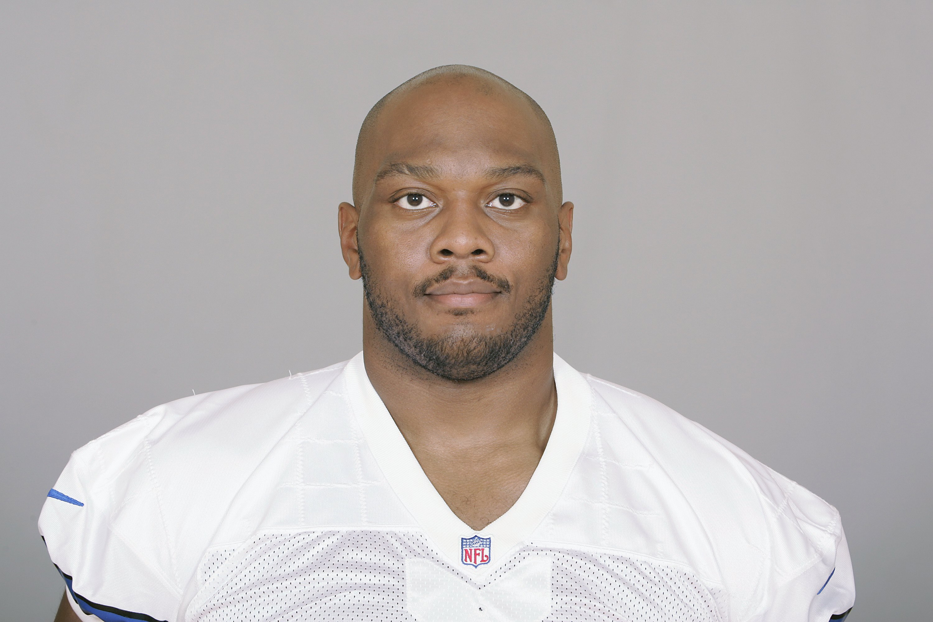 IRVING, TX - 2009:  Flozell Adams of the Dallas Cowboys poses for his 2009 NFL headshot at photo day in Irving, Texas. (Photo by NFL Photos)
