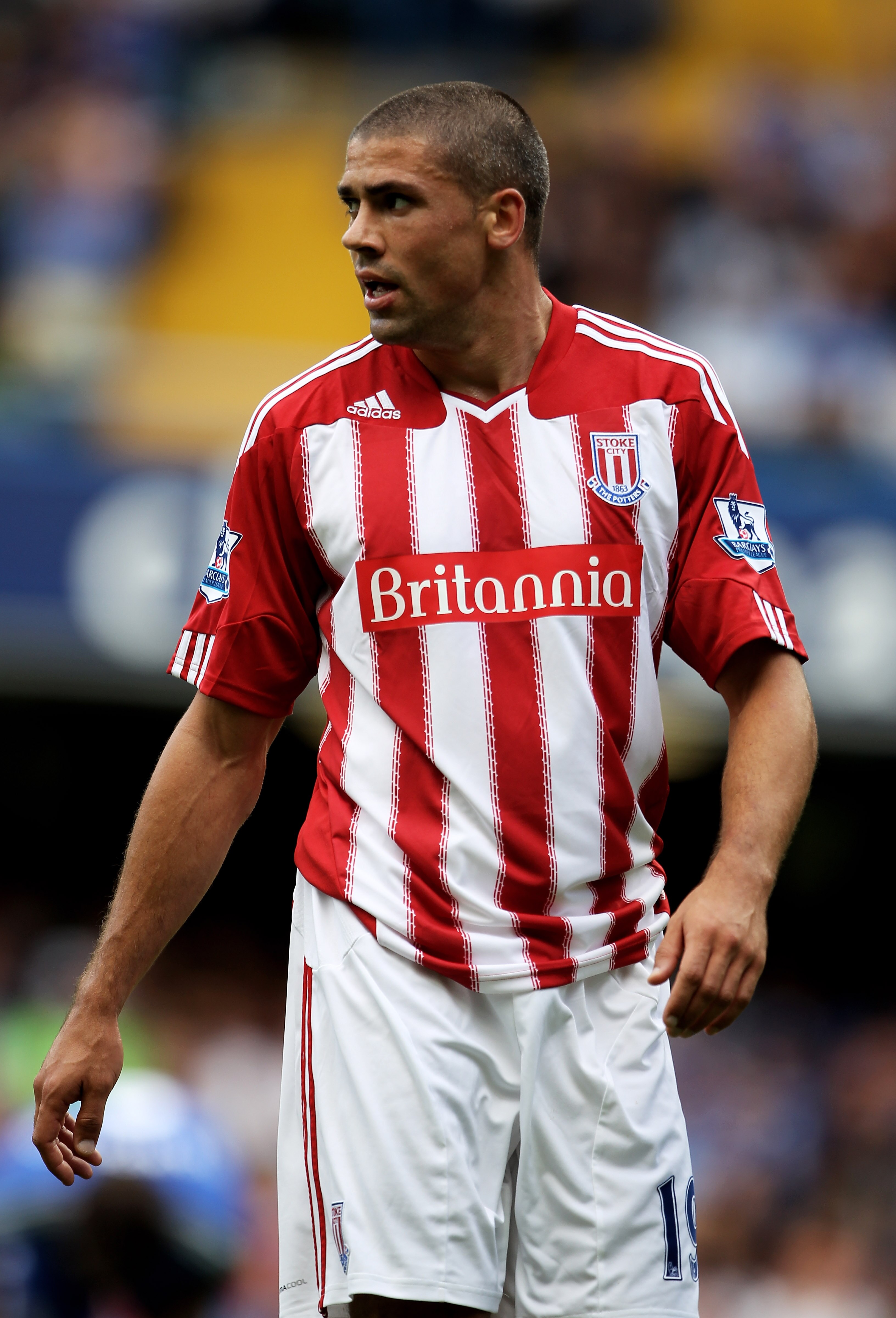 LONDON, ENGLAND - AUGUST 28:  Jonathan Walters of Stoke looks on during the Barclays Premier League match between Chelsea and Stoke City at Stamford Bridge on August 28, 2010 in London, England.  (Photo by Bryn Lennon/Getty Images)