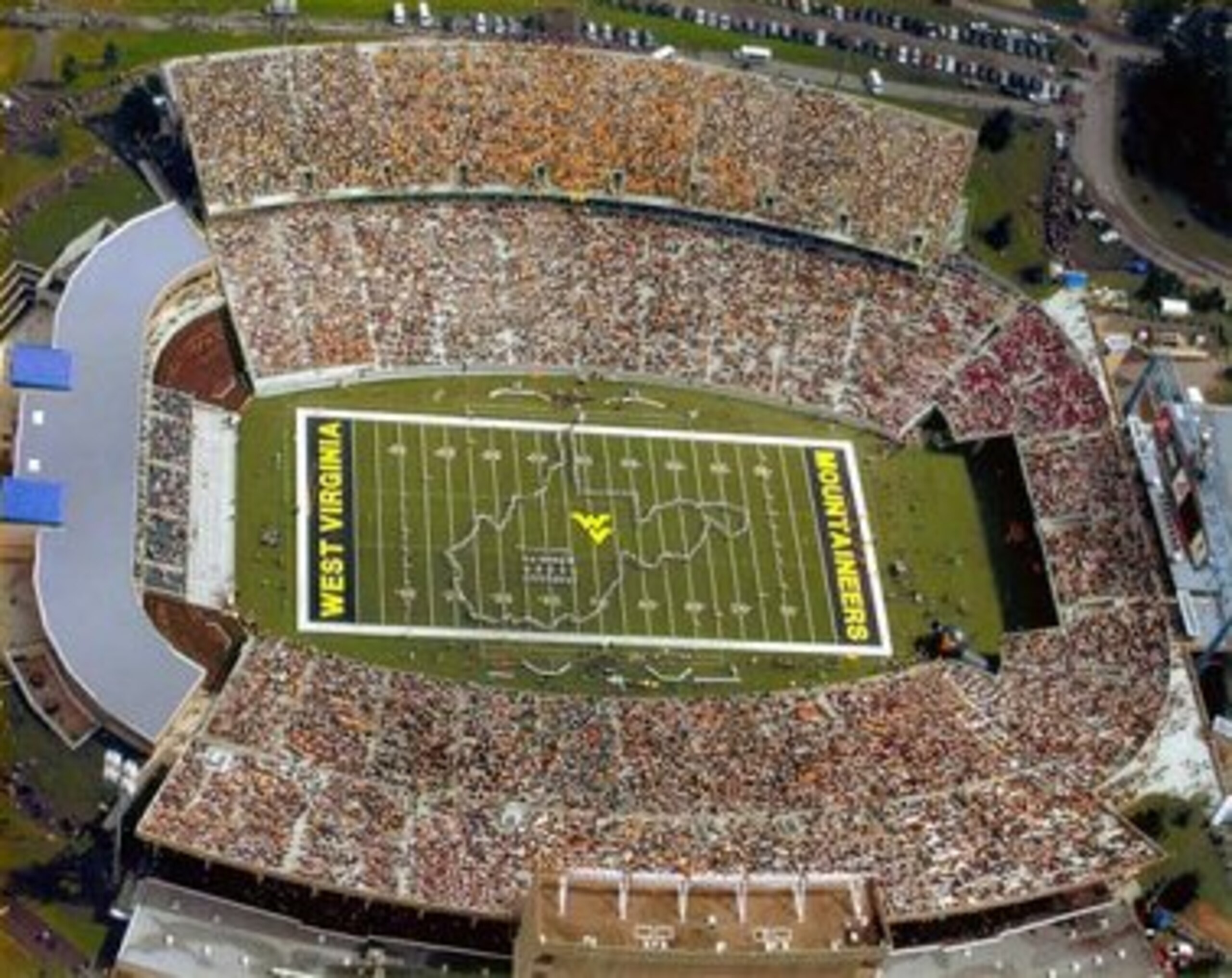 Milan Puskar Stadium on a football Saturday