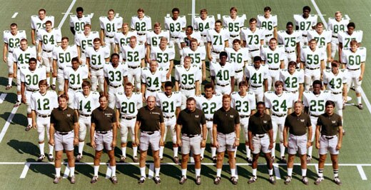 1970 Marshall University football team. From MU website.