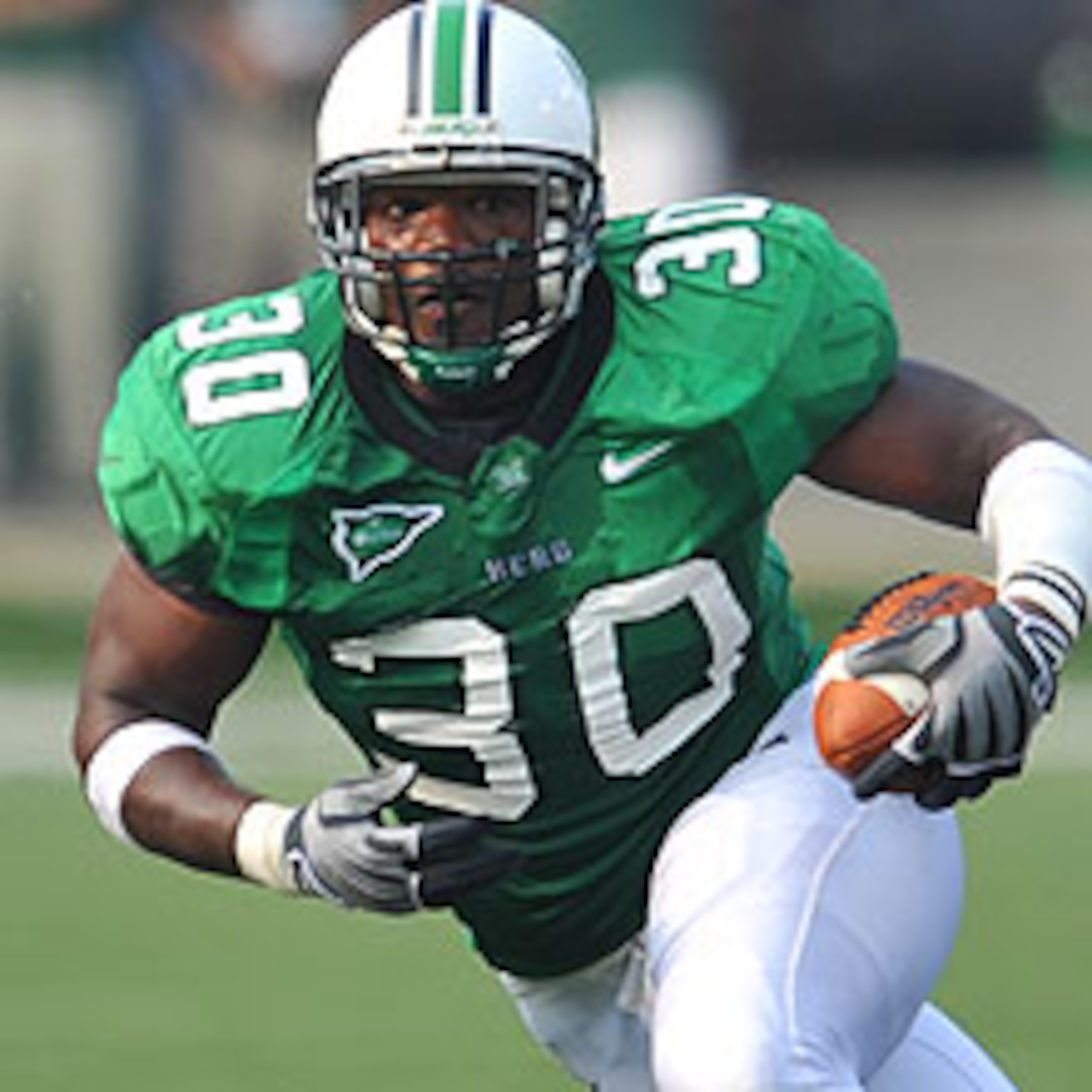 Marshall linebacker Mario Harvey. From Scout.com