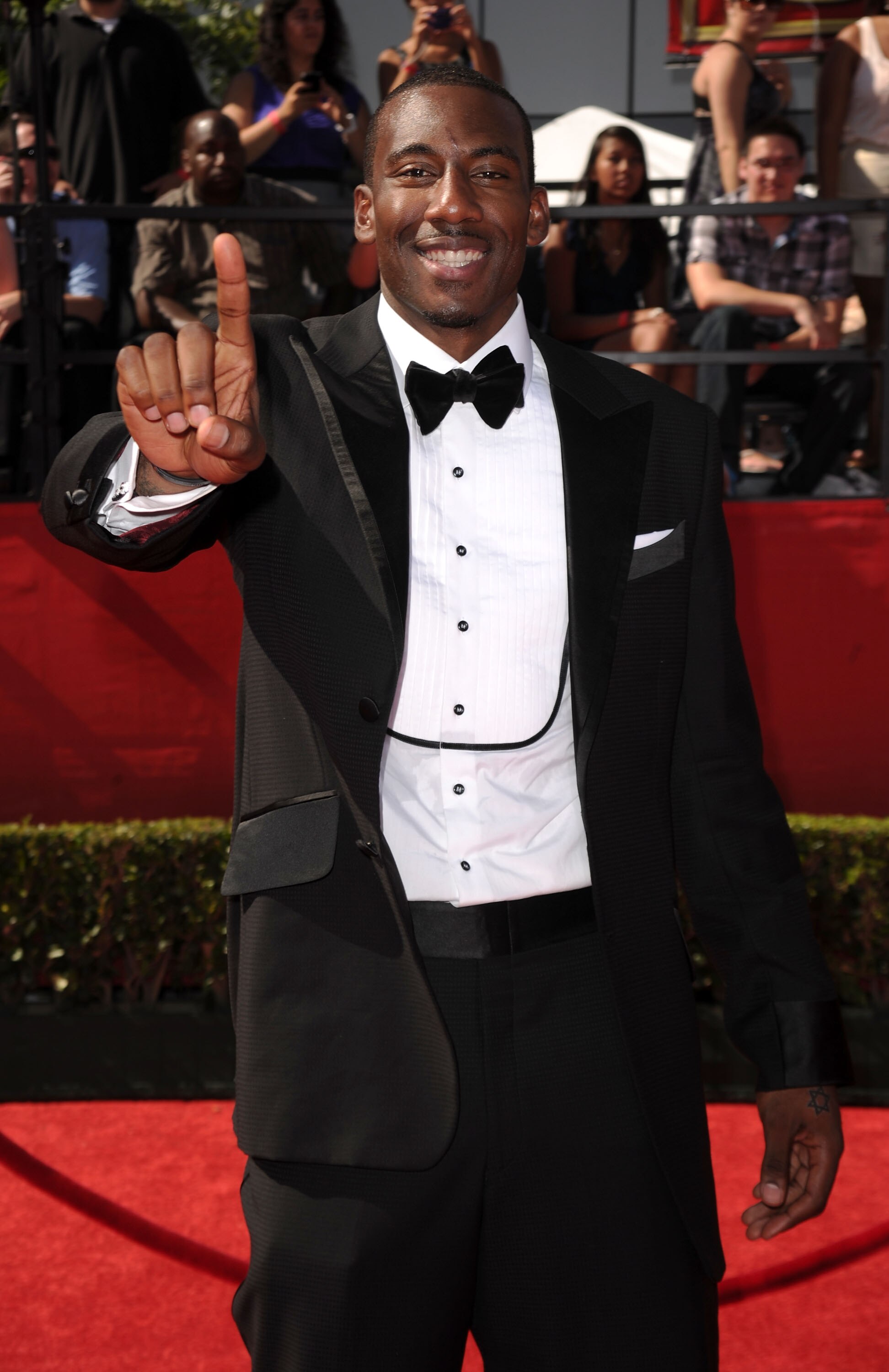 LOS ANGELES, CA - JULY 14: Amar'e Stoudemire of the New York Knicks arrives at the 2010 ESPY Awards at Nokia Theatre L.A. Live on July 14, 2010 in Los Angeles, California.  (Photo by Jason Merritt/Getty Images)
