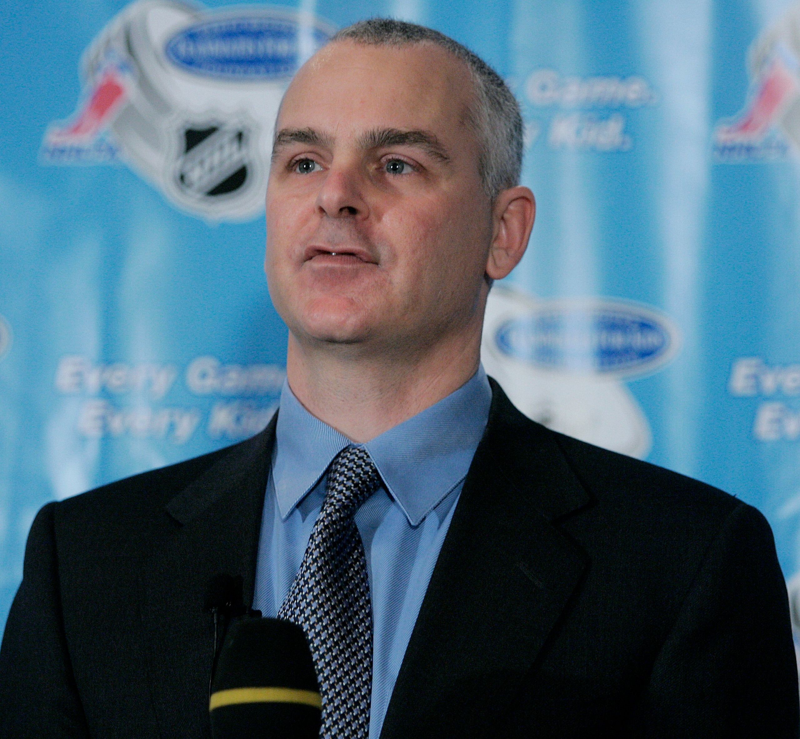NEW YORK - NOVEMBER 16: Ted Saskin, Executive Director of the NHL Players Association speaks during a news conference November 16, 2005 in New York City. The National Hockey League and their players association have teamed with the Garth Brooks Teammates NEW YORK - NOVEMBER 16: Ted Saskin, Executive Director of the NHL Players Association speaks during a news conference November 16, 2005 in New York City. The National Hockey League and their players association have teamed with the Garth Brooks Teammates