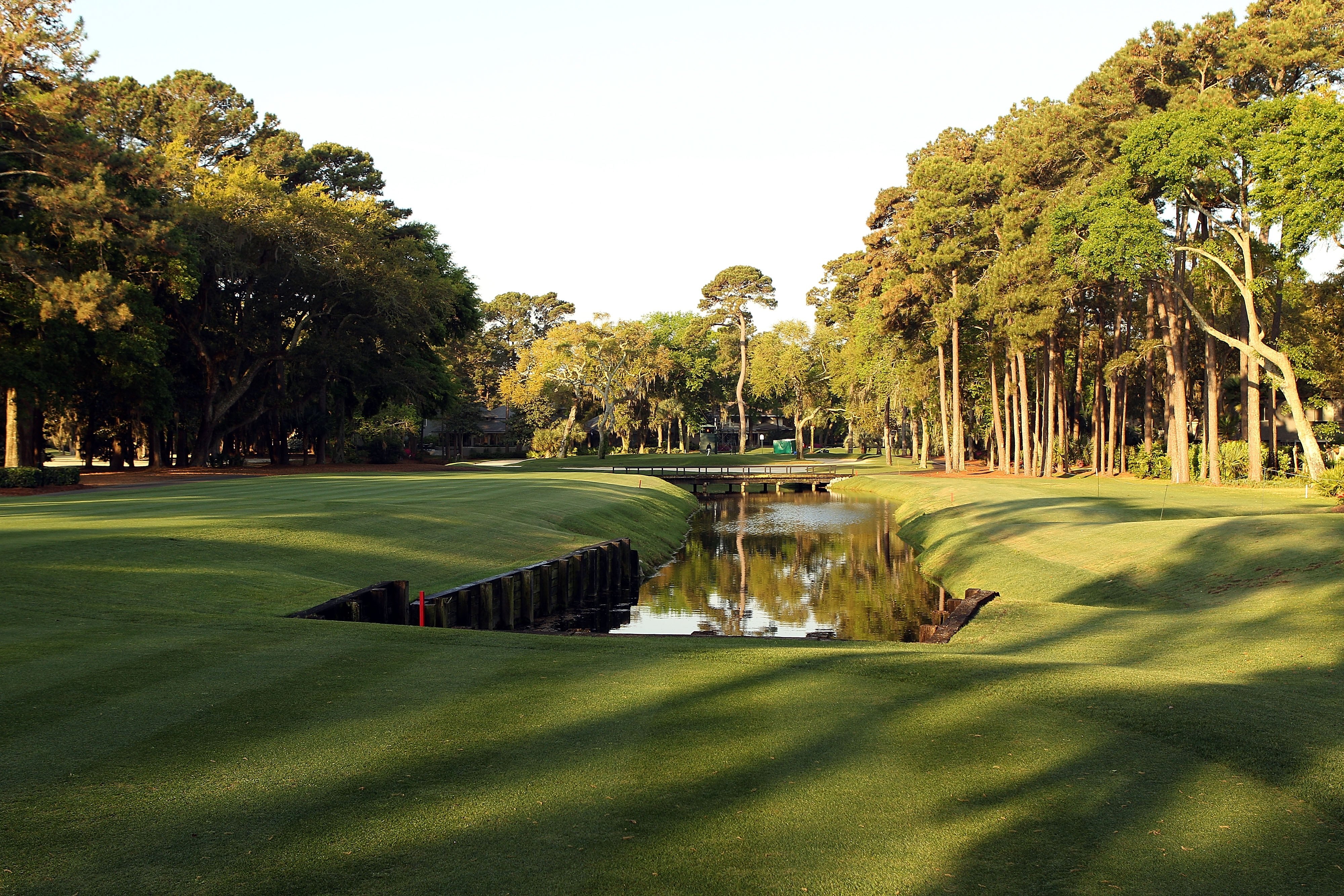 HILTON HEAD ISLAND, SC - APRIL 17:  A general view of the seventh tee at the Harbour Town Golf Links prior to the start of third round of the Verizon Heritage on April 17, 2010 in Hilton Head lsland, South Carolina.  (Photo by Scott Halleran/Getty Images)