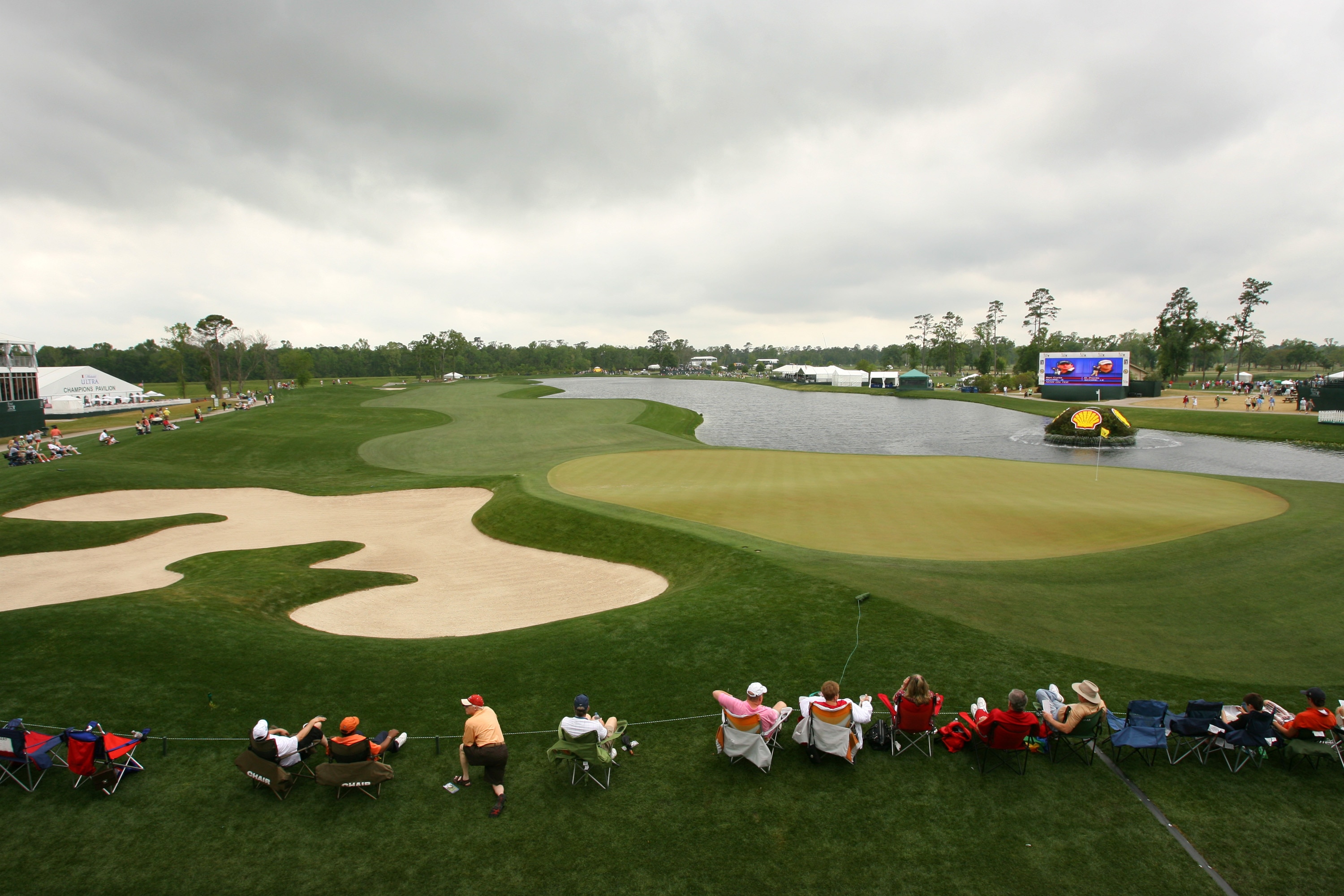 HUMBLE, TX - APRIL 4: A scenic view of the 18th hole during the final round of the Shell Houston Open at Redstone Golf Club on April 4, 2010 in Humble, Texas. (Photo by Hunter Martin/Getty Images)