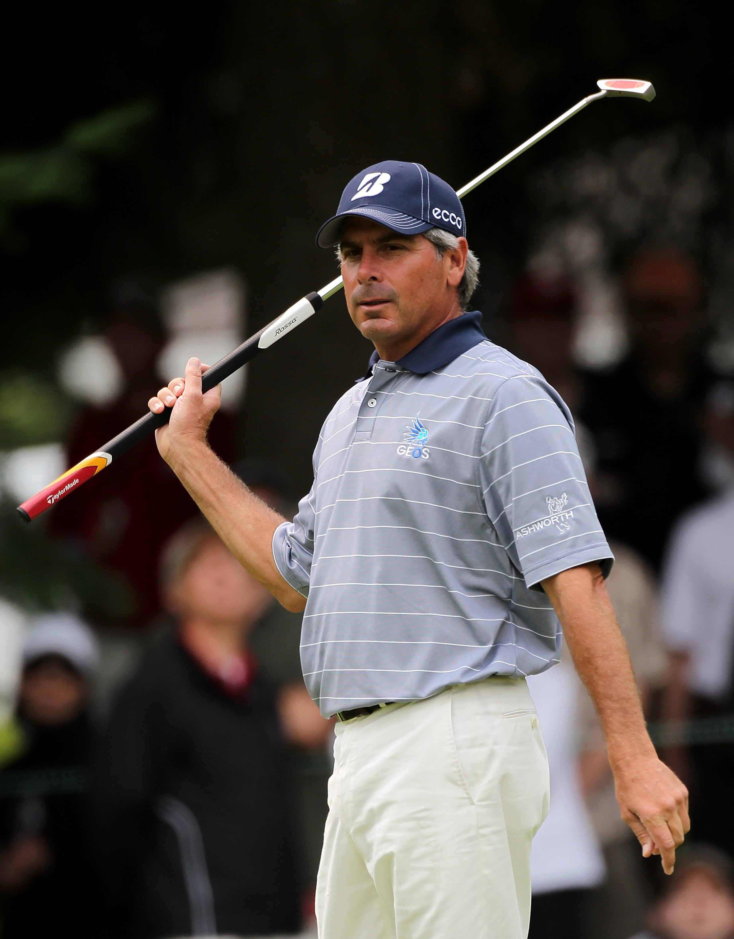 SAMMAMISH, WA - AUGUST 01:  Fred Couples watches his putt on the 7th hole during the final round of the U.S. Senior Open Championship on August 1, 2010 at Sahalee Country Club in Sammamish, Washington..  (Photo by Jonathan Ferrey/Getty Images)