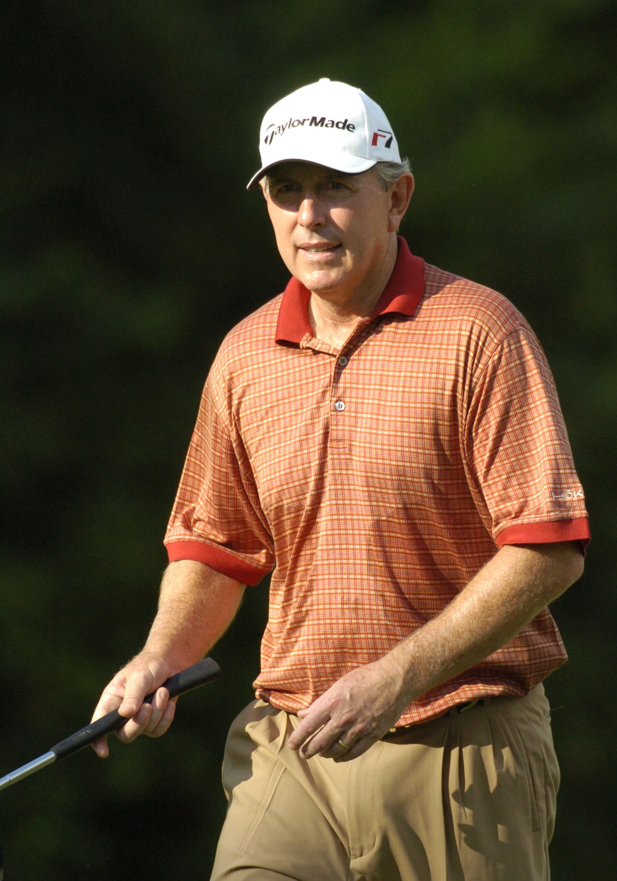 Hale Irwin competes in the second round   at Bellerive Country Club, site of the 25th U. S. Senior Open, St. Louis, Missouri. (Photo by A. Messerschmidt/Getty Images)