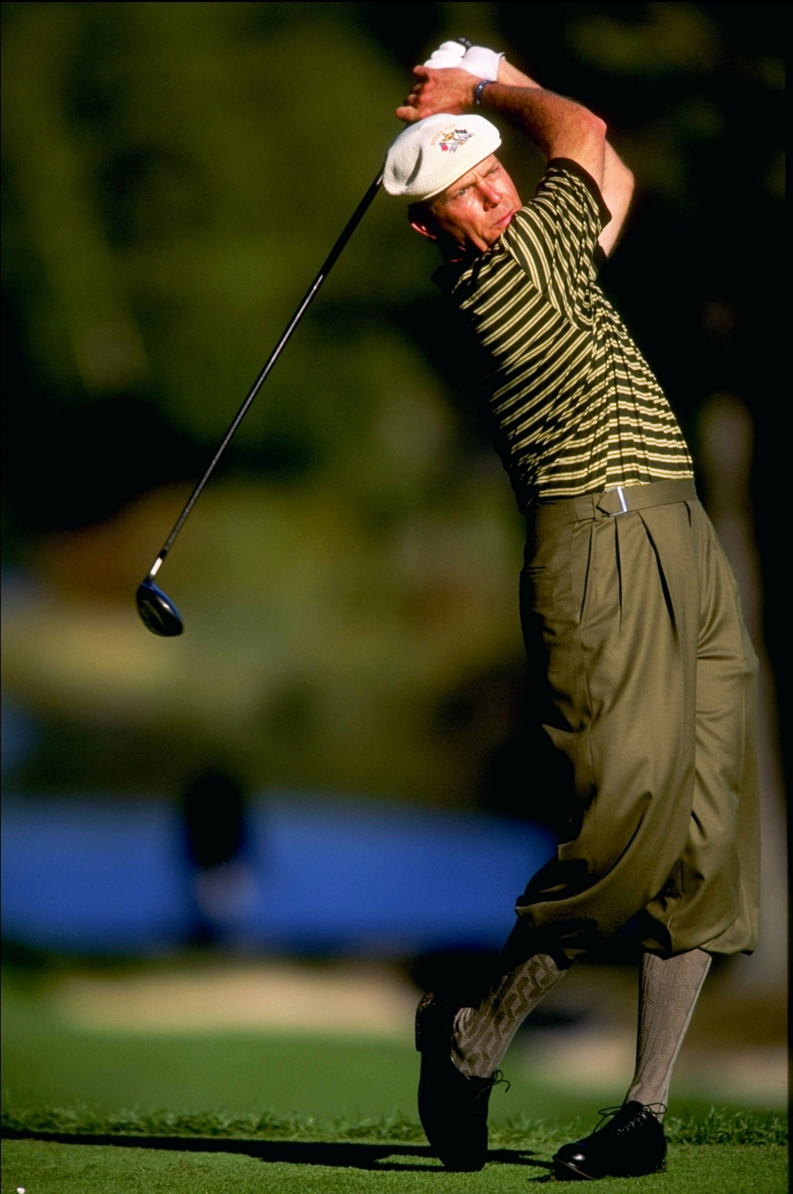 25 Sep 1999:  Payne Stewart of the USA in action during the 33rd Ryder Cup at Brookline Country Club, Boston, Massachusetts, USA. \ Mandatory Credit: Harry How /Allsport