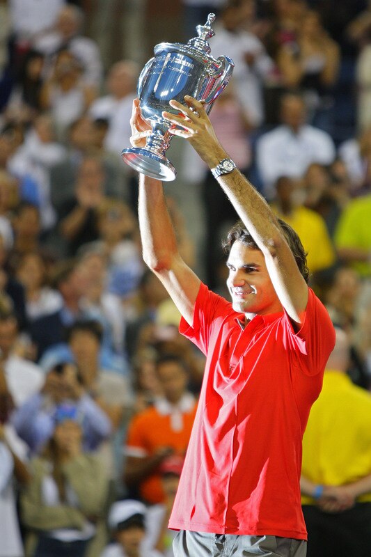 Roger Federer U.S. Open Champion in 2008