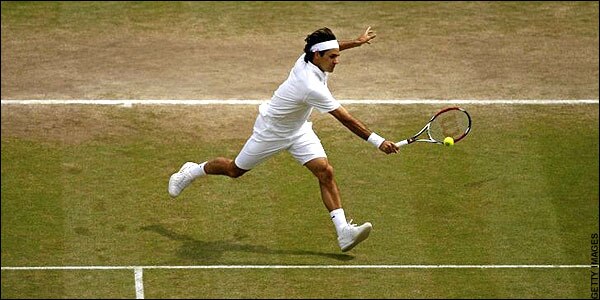 Federer has won 6 Wimbledon Championships.