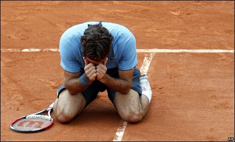 Roger Federer Finally Wins the French Open in 2009.