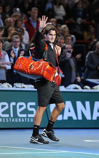 Federer is not accustomed to leaving before the final round.