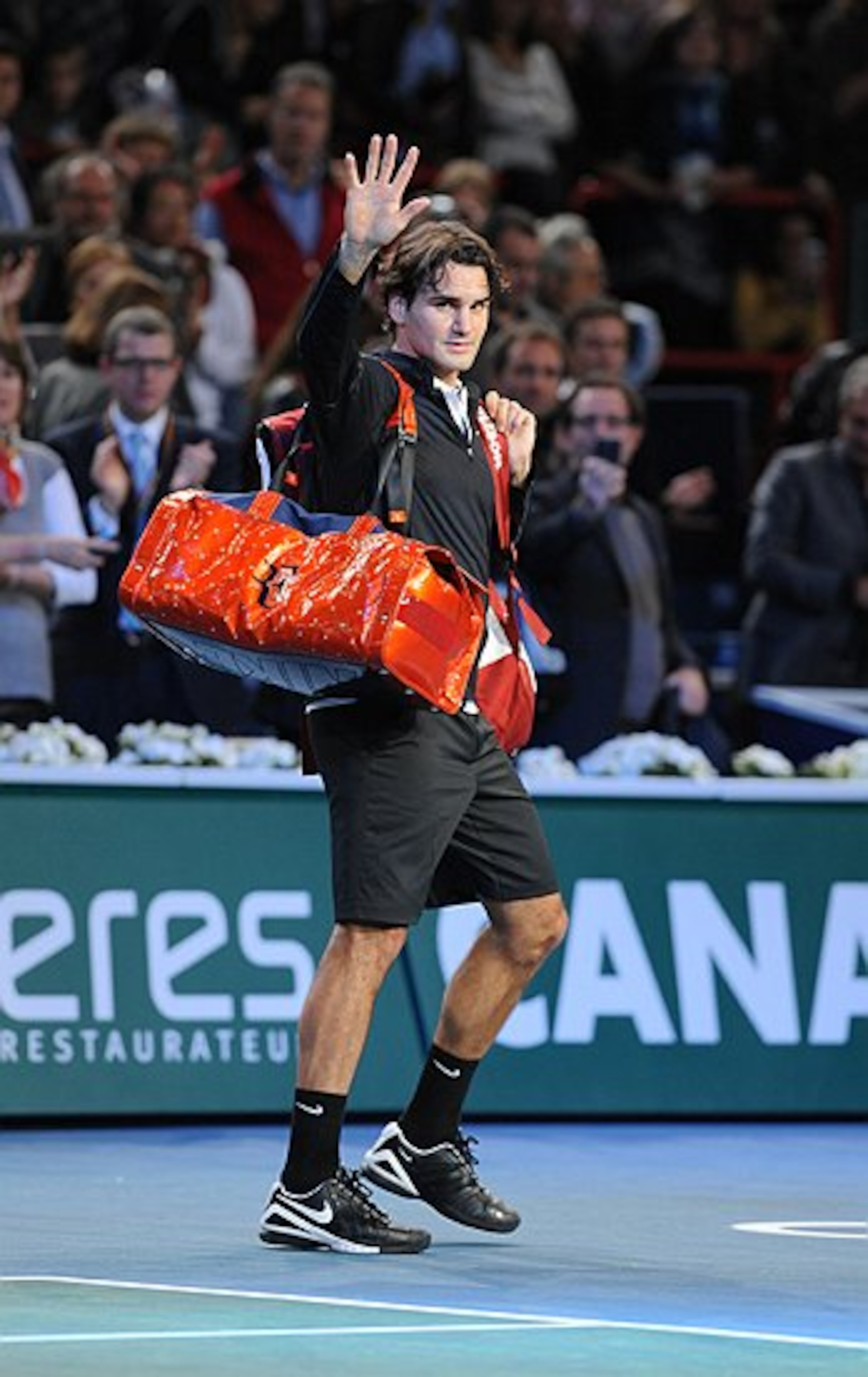 Federer is not accustomed to leaving before the final round.