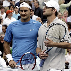 Federer defeated Roddick at the U.S. Open in 2006