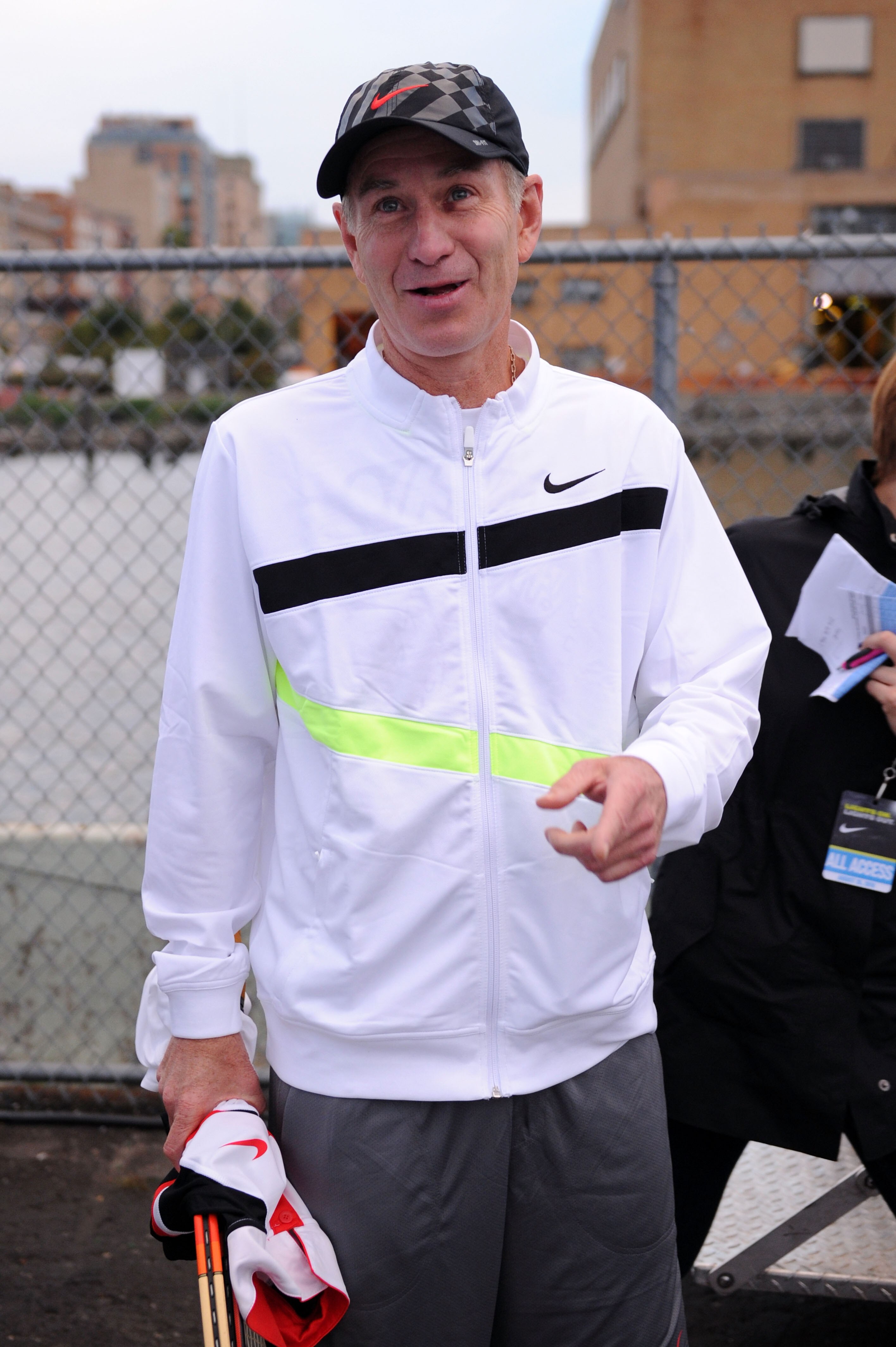 NEW YORK - AUGUST 25:  Announcer John McEnroe attends the Nike Tennis Primetime Knockout event at Pier 54 on August 25, 2010 in New York City.  (Photo by Bryan Bedder/Getty Images)