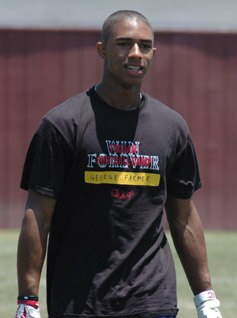 Five-star receiver George Farmer still has USC leading despite a rough summer.