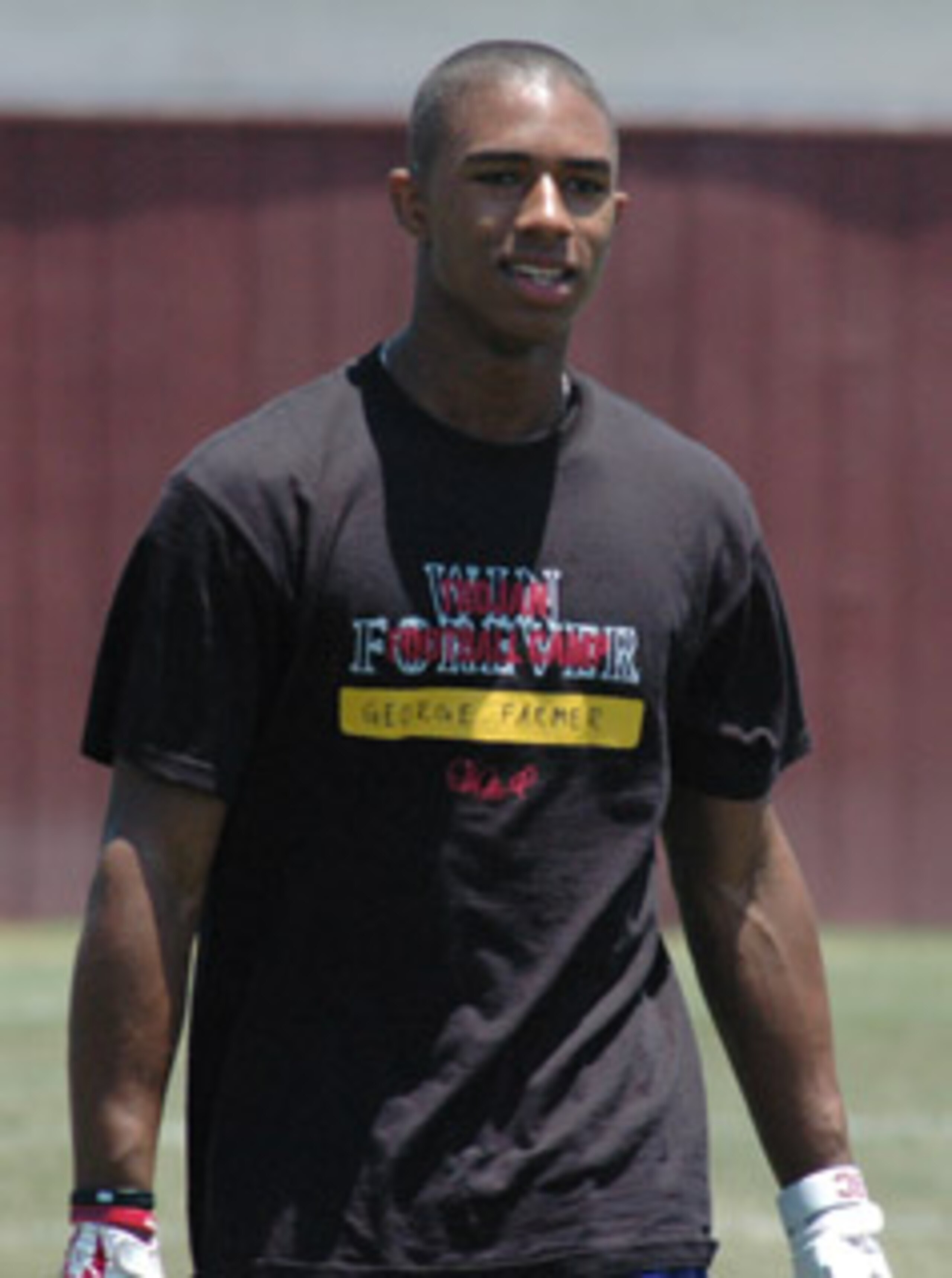 Five-star receiver George Farmer still has USC leading despite a rough summer.