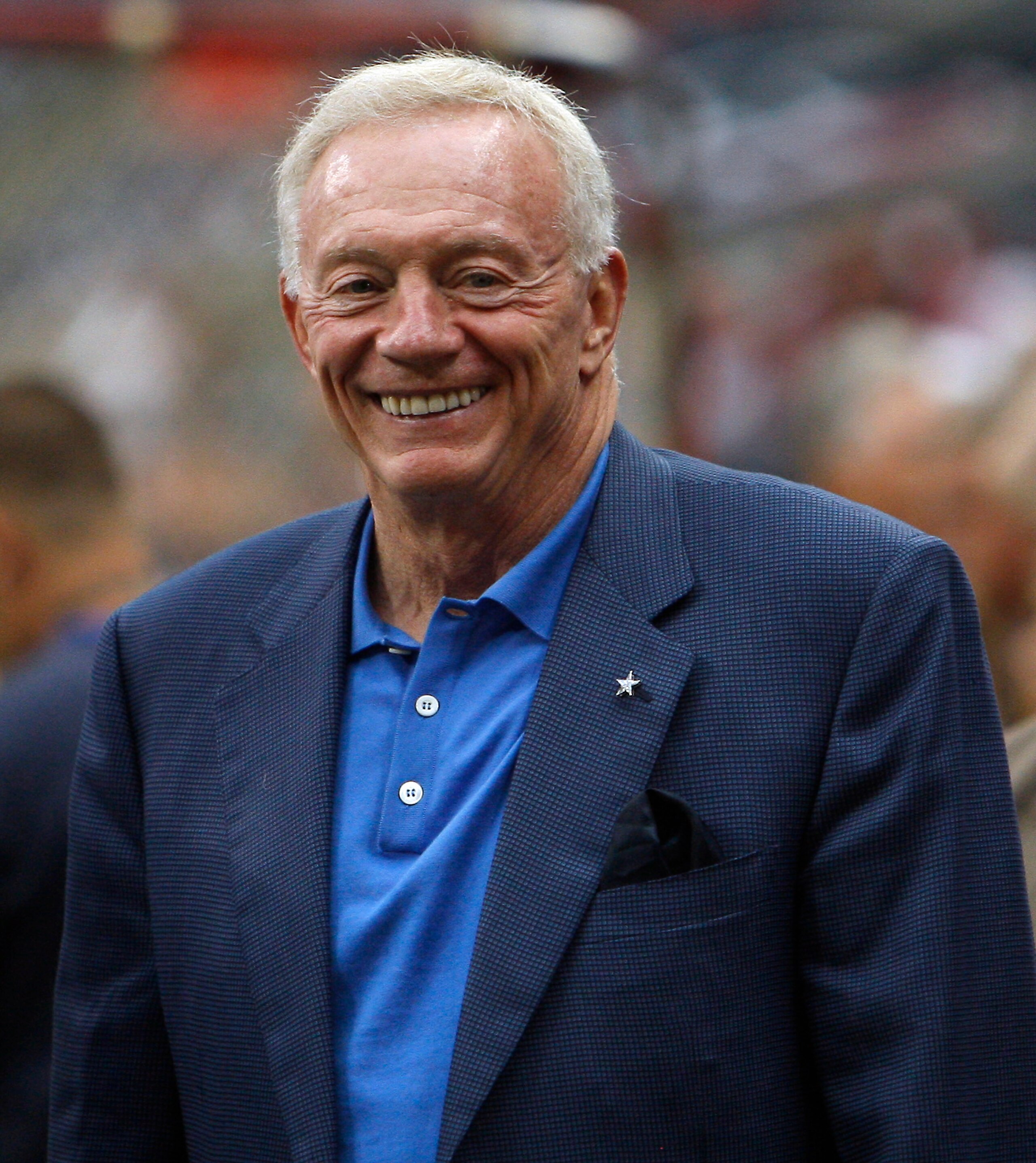 HOUSTON - AUGUST 28:  Dallas Cowboys owner Jerry Jones is seen during a pre-season game at Reliant Stadium on August 28, 2010 in Houston, Texas. The Texans won 23-7.  (Photo by Bob Levey/Getty Images)