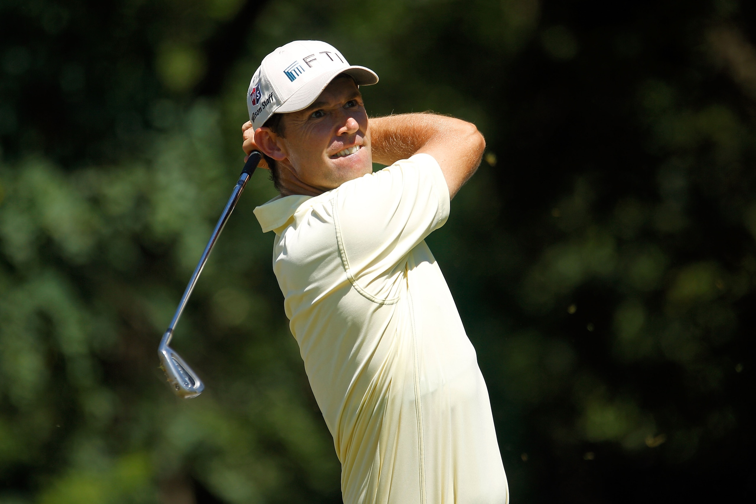 PARAMUS, NJ - AUGUST 29:  Padraig Harrington of Ireland watches his tee shot on the second hole during the final round of The Barclays at the Ridgewood Country Club on August 29, 2010 in Paramus, New Jersey.  (Photo by Scott Halleran/Getty Images)