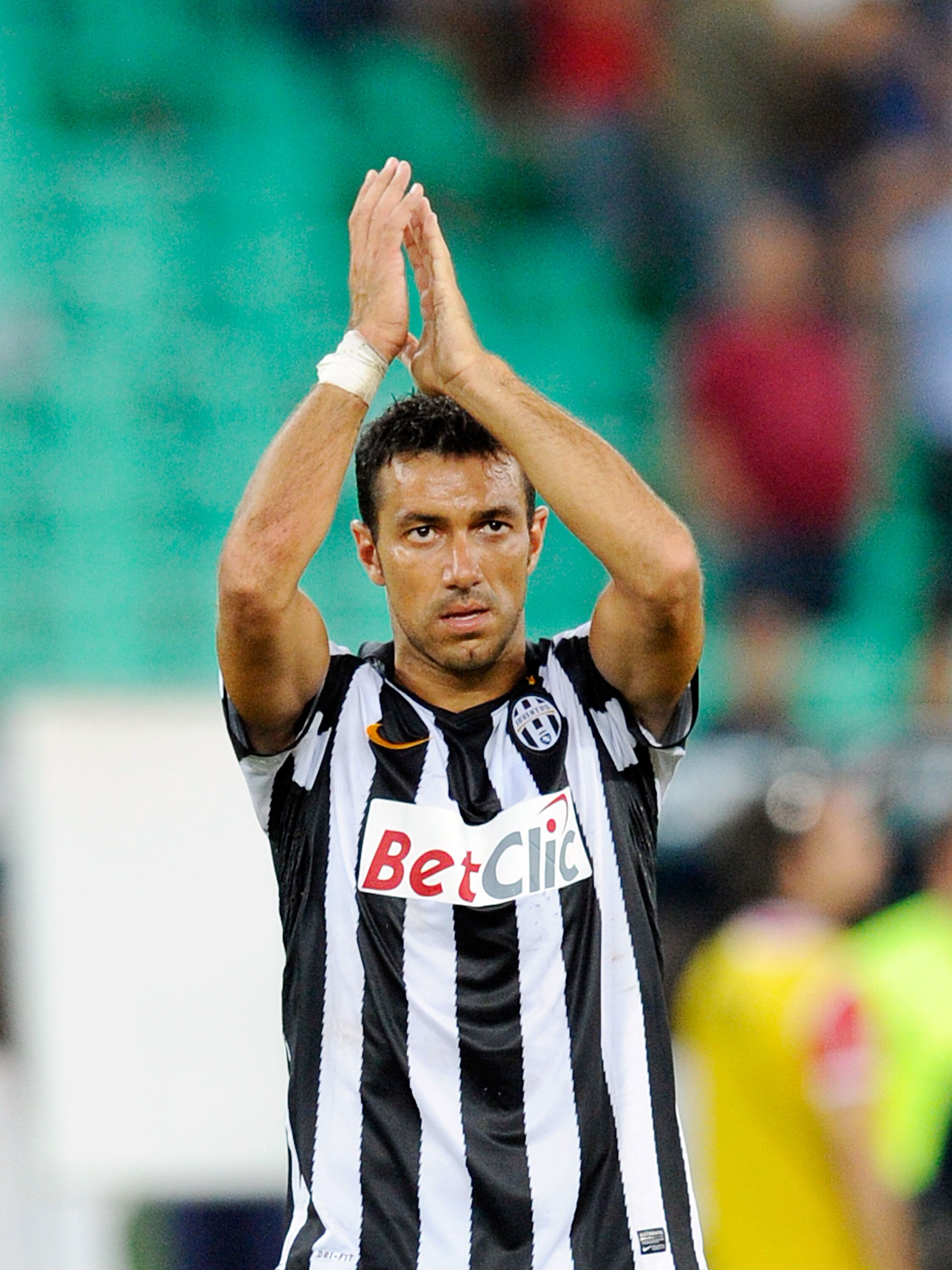 BARI, ITALY - AUGUST 29:  Fabio Quagliarella of Juventus after the Serie A match between Bari and Juventus at Stadio San Nicola on August 29, 2010 in Bari, Italy.  (Photo by Giuseppe Bellini/Getty Images)
