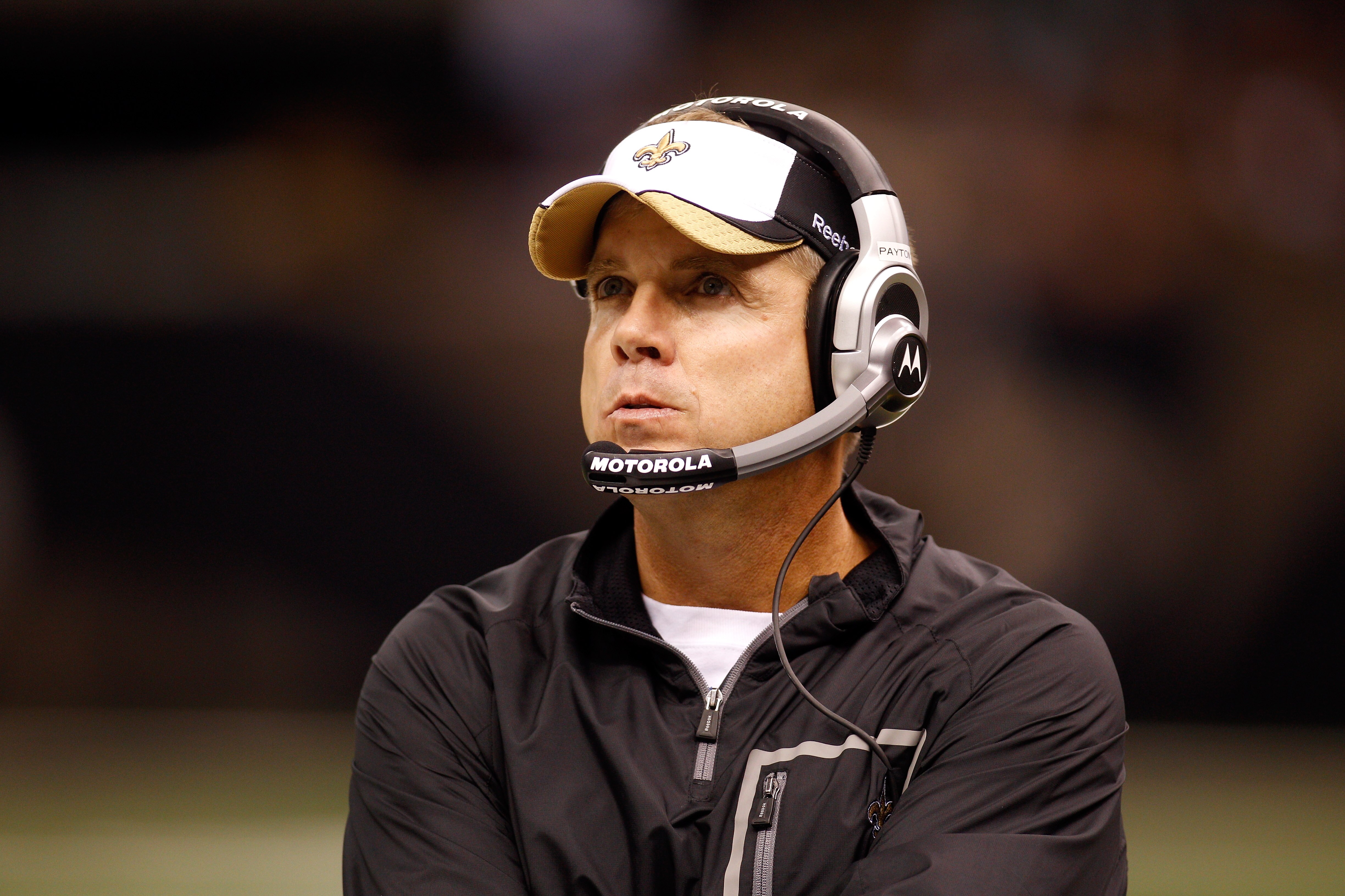 NEW ORLEANS - AUGUST 27:  Head coach Sean Payton of the New Orleans Saints watches a play during the game against the San Diego Chargers at the Louisiana Superdome on August 27, 2010 in New Orleans, Louisiana.  The Saints defeated the Chargers 36-21.  (Ph