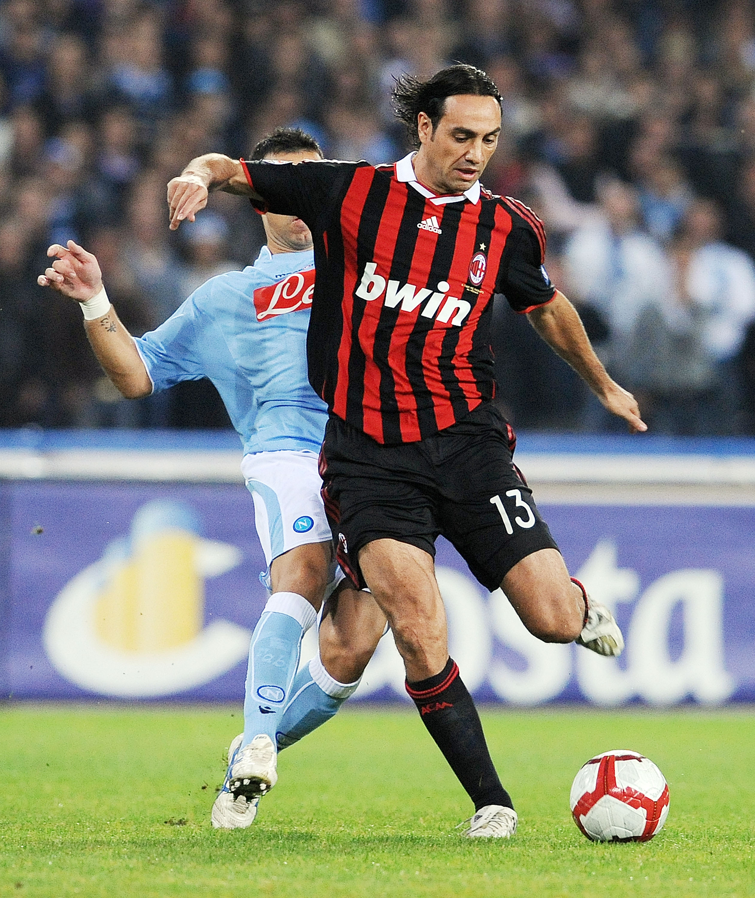 NAPLES, ITALY - OCTOBER 28:  Alessandro Nesta AC Milan in action during the Serie A match between SSC Napoli and AC Milan at Stadio San Paolo on October 28, 2009 in Rome, Italy.  (Photo by Giuseppe Bellini/Getty Images)