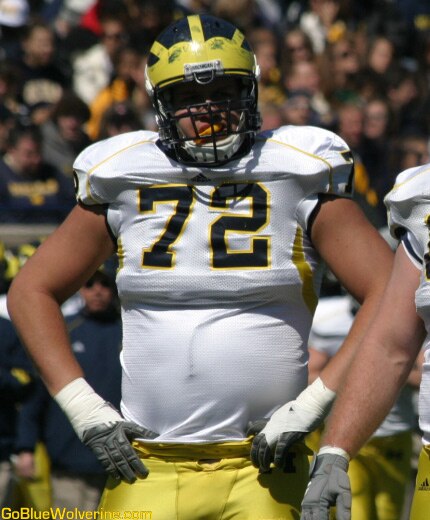 Left Tackle Mark Huyge
