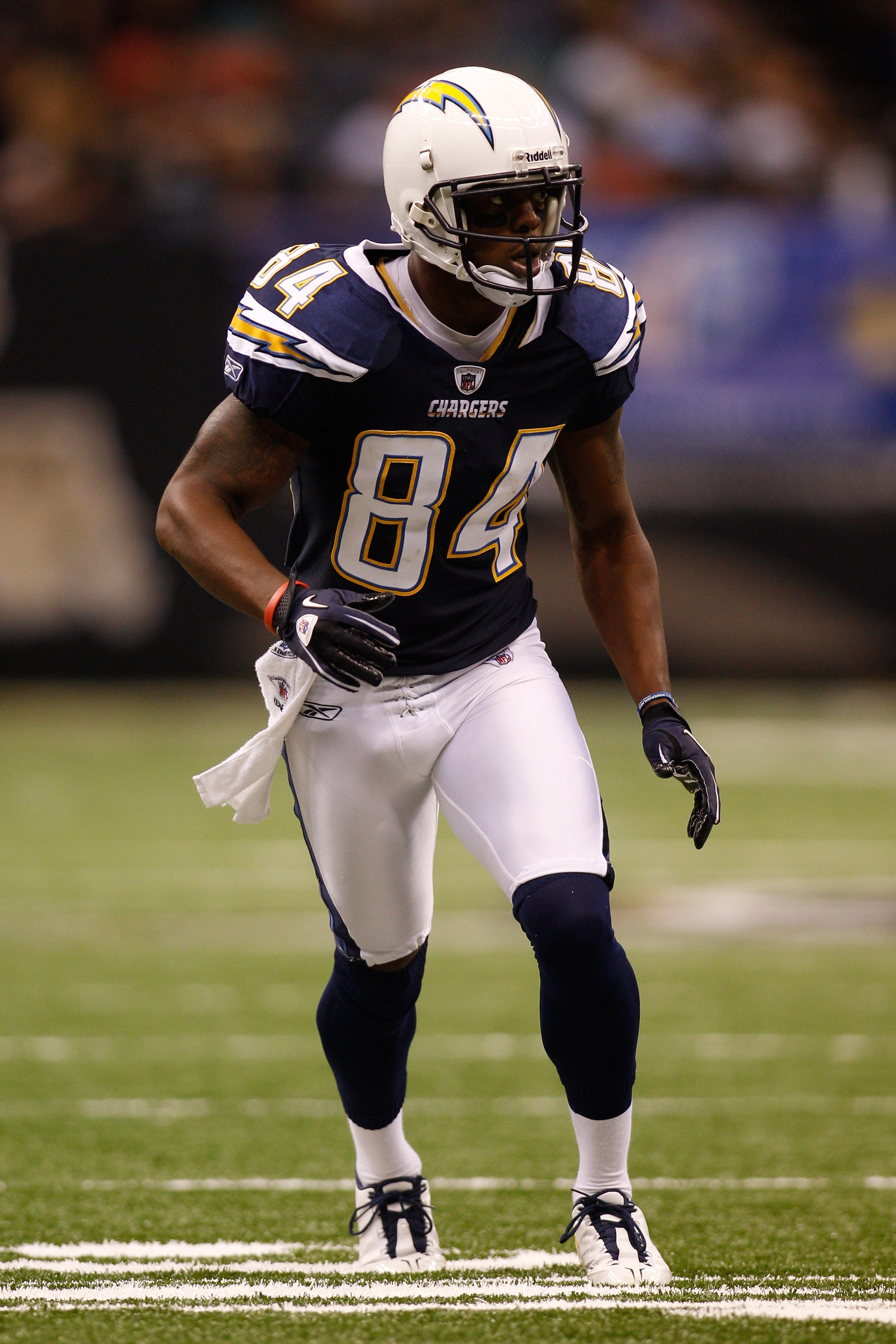NEW ORLEANS - AUGUST 27:  Buster Davis #84 of the San Diego Chargers in action against the New Orleans Saints at the Louisiana Superdome on August 27, 2010 in New Orleans, Louisiana.  (Photo by Chris Graythen/Getty Images)