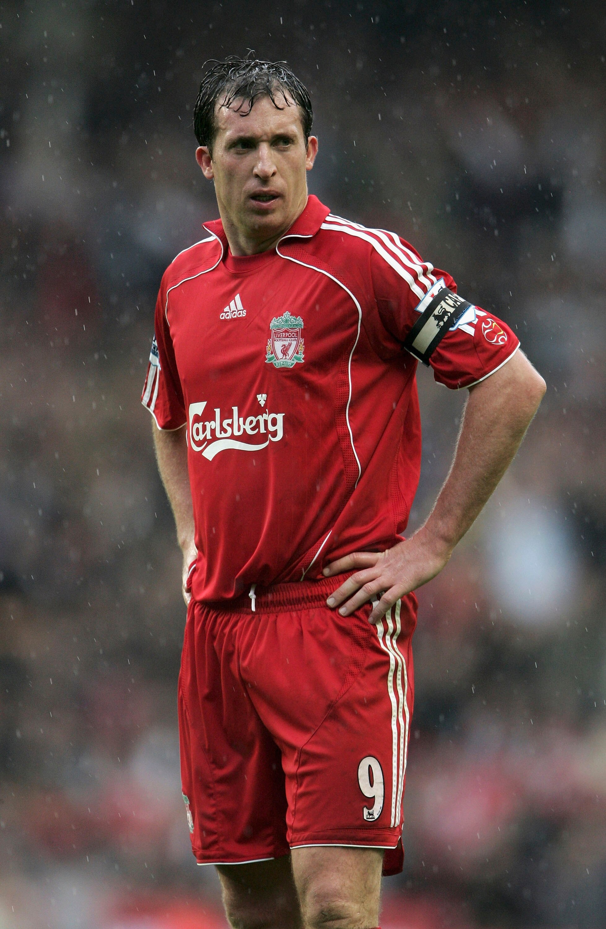 LIVERPOOL, UNITED KINGDOM - MAY 13:  Robbie Fowler of Liverpool in action the Barclays Premiership match between Liverpool and Charlton Athletic at  Anfield on May 13, 2007 in Liverpool, England.  (Photo by Phil Cole/Getty Images)