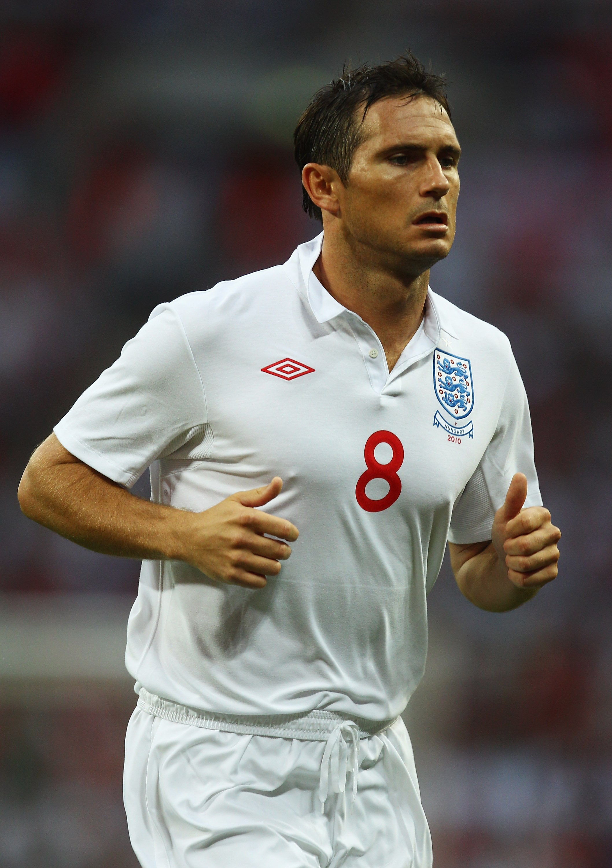 LONDON, ENGLAND - AUGUST 11:  Frank Lampard of England in action during the International Friendly match between England and Hungary at Wembley Stadium on August 11, 2010 in London, England.  (Photo by Richard Heathcote/Getty Images)