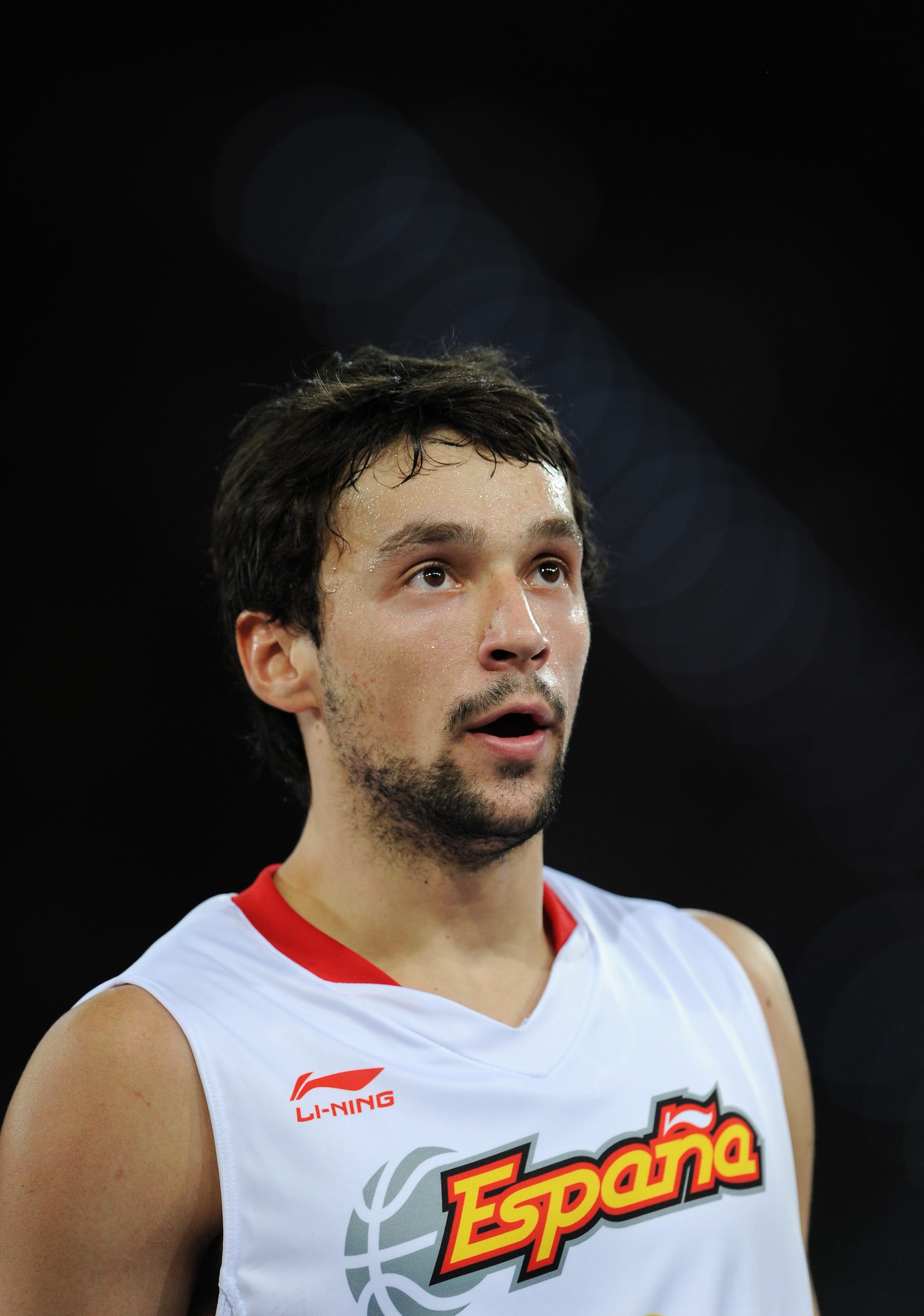 MADRID, SPAIN - AUGUST 22:  Sergio Llull of Spain watches on during a friendly basketball game between Spain and the USA at La Caja Magica on August 22, 2010 in Madrid, Spain.  (Photo by Jasper Juinen/Getty Images)