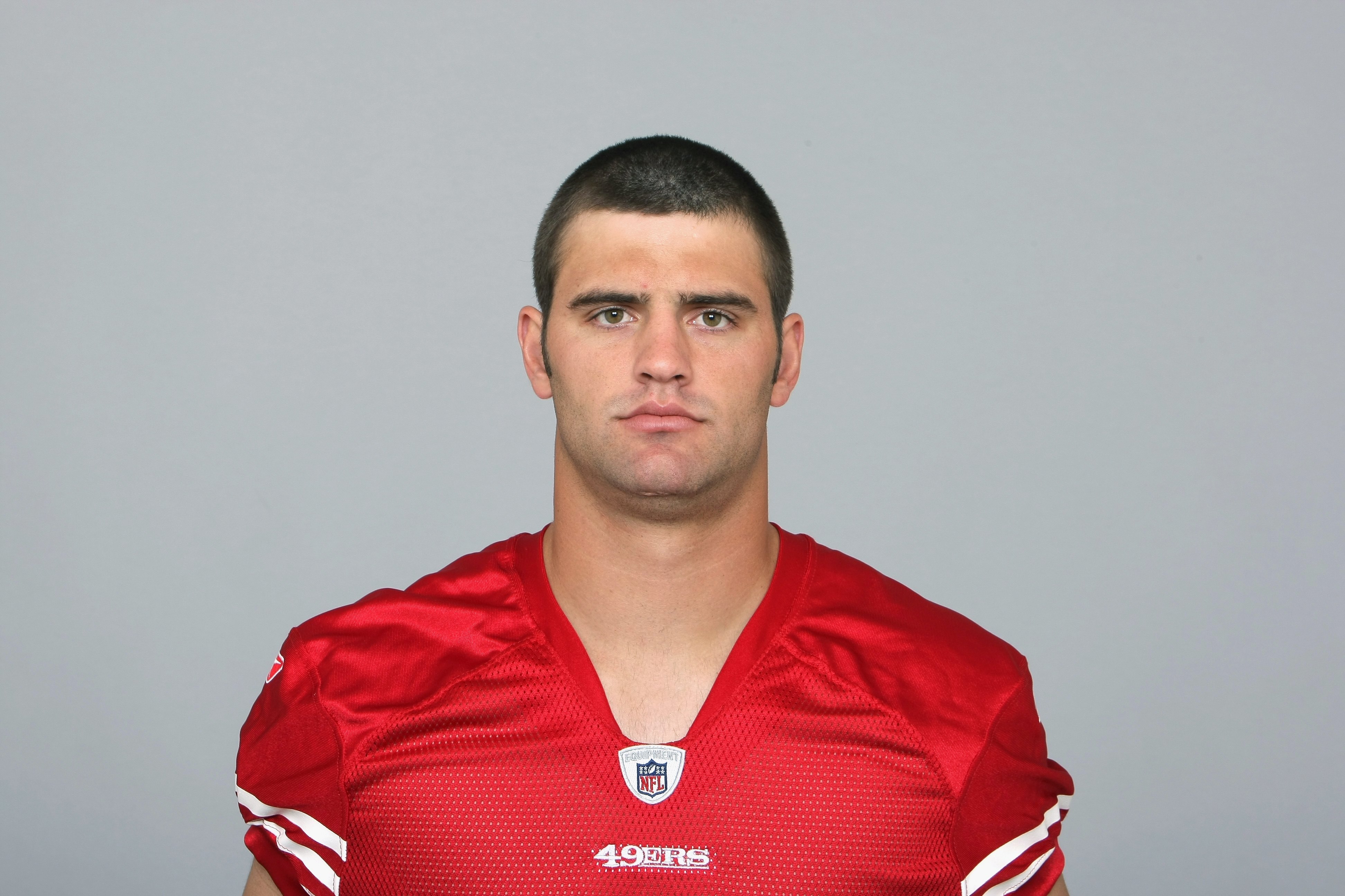 SAN FRANCISCO - 2009:  Joe Jon Finley of the San Francisco 49ers poses for his 2009 NFL headshot at photo day in San Francisco, California.  (Photo by NFL Photos)