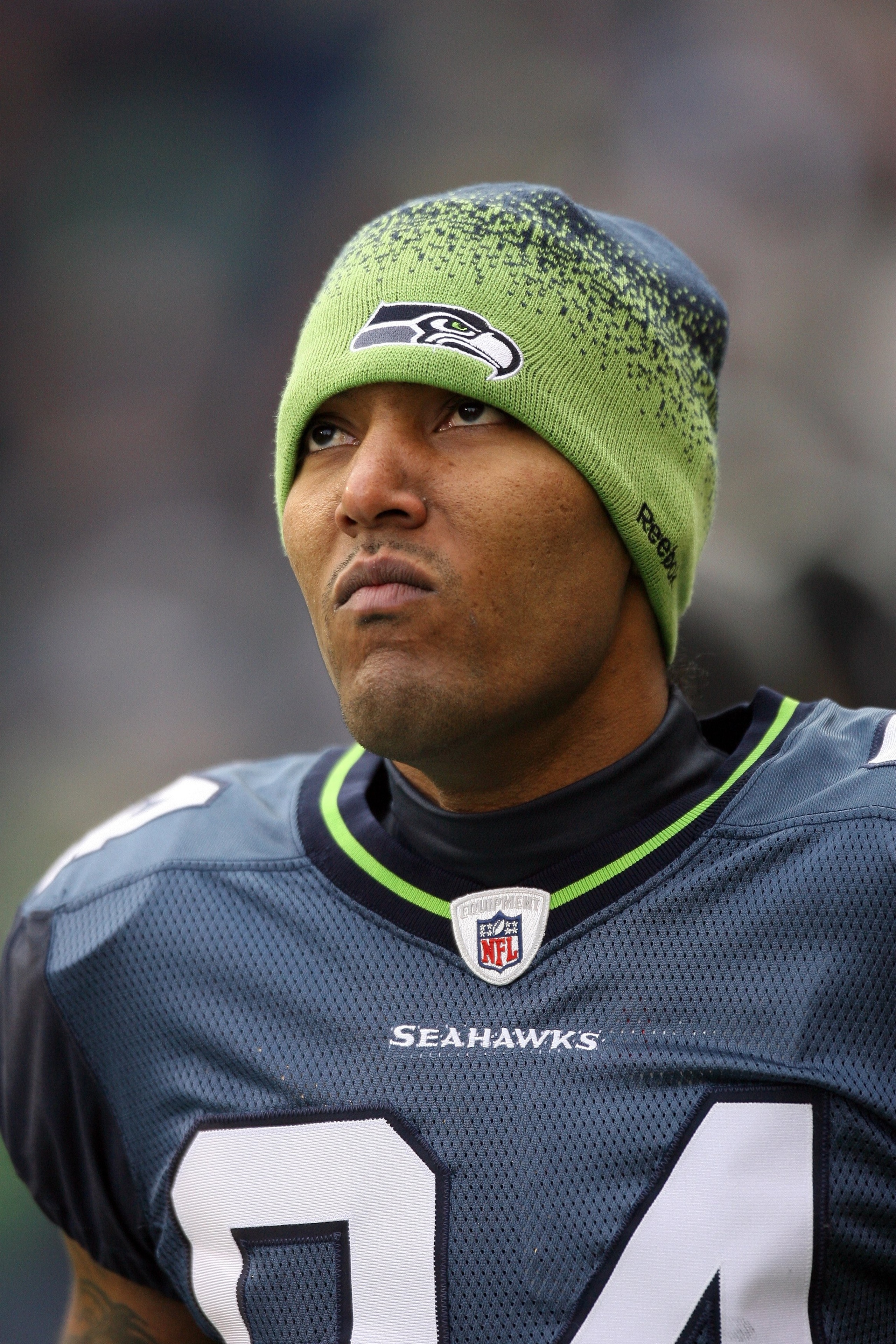 SEATTLE - DECEMBER 6: T.J. Houshmandzadeh #84 of the Seattle Seahawks warms up prior to their NFL game against the San Francisco 49ers on December 6, 2009 at Qwest Field in Seattle, Washington. The Seahawks defeated the 49ers 20-17. (Photo by Otto Greule SEATTLE - DECEMBER 6: T.J. Houshmandzadeh #84 of the Seattle Seahawks warms up prior to their NFL game against the San Francisco 49ers on December 6, 2009 at Qwest Field in Seattle, Washington. The Seahawks defeated the 49ers 20-17. (Photo by Otto Greule