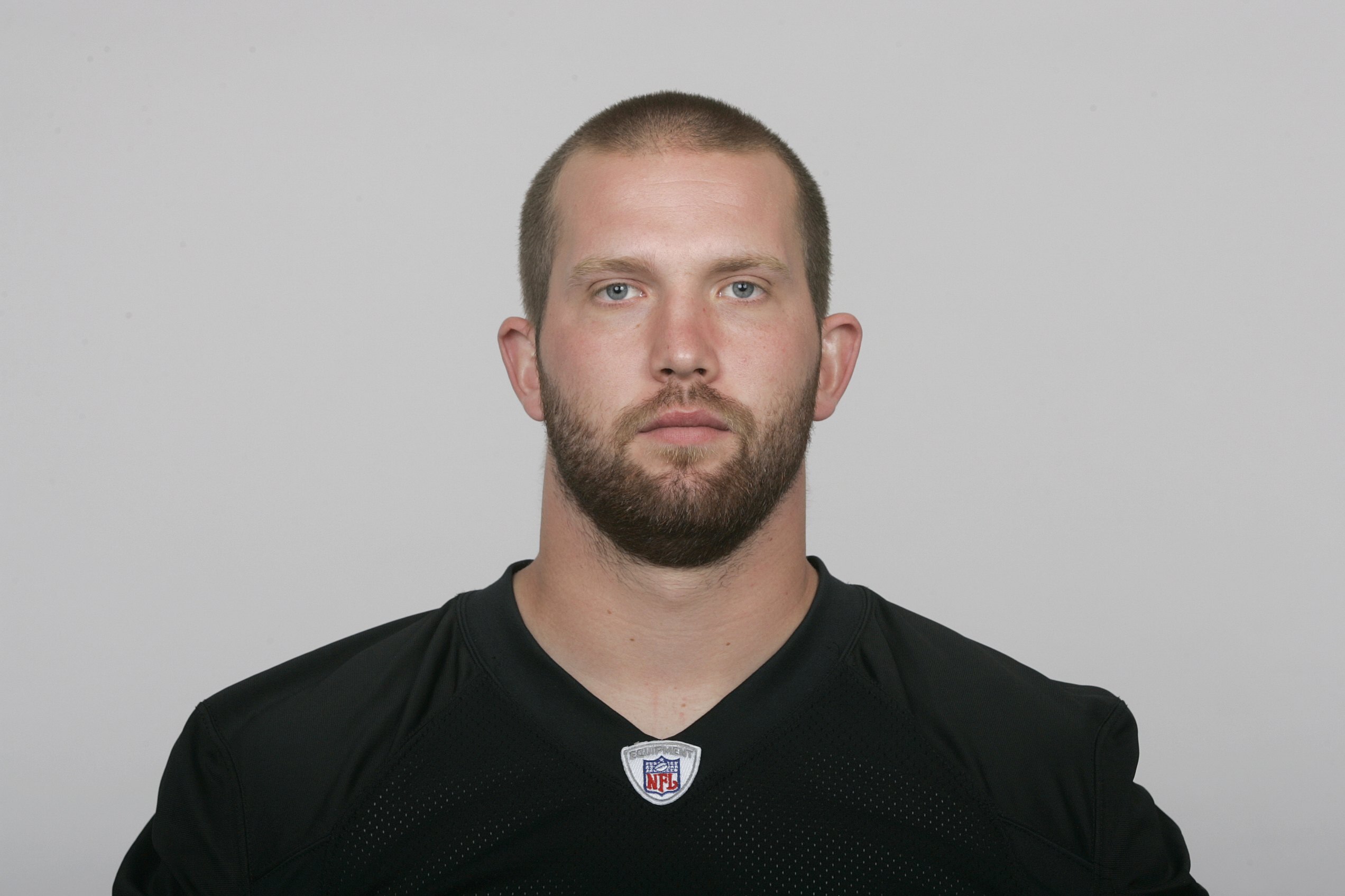OAKLAND, CA - 2009:  Greyson Gunheim of the Oakland Raiders poses for his 2009 NFL headshot at photo day in Oakland, California.  (Photo by NFL Photos)
