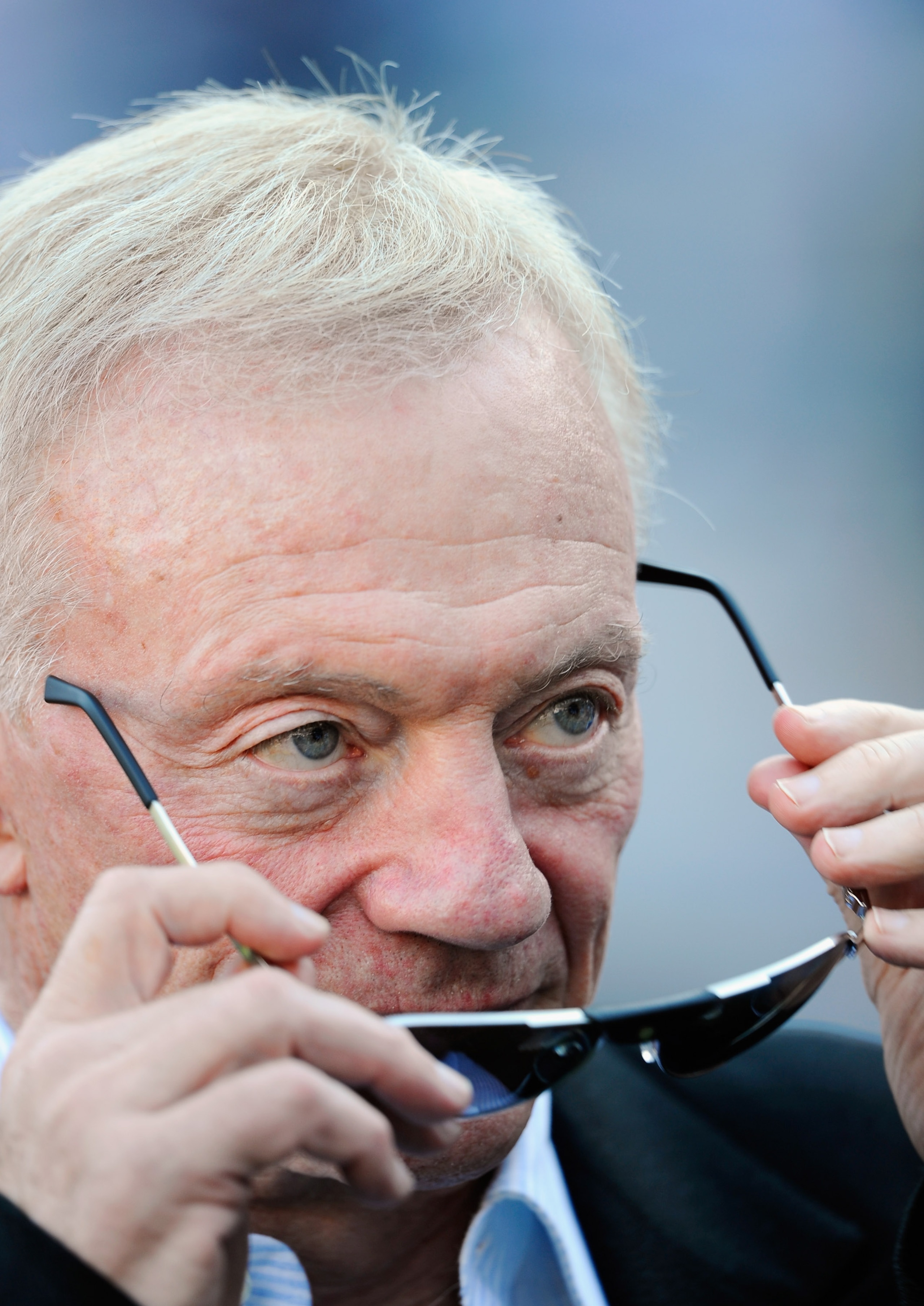 SAN DIEGO - AUGUST 21:  Dallas Cowboys owner Jerry Jones during preseason game against the San Diego Chargers at Qualcomm Stadium on August 21, 2010 in San Diego, California.  (Photo by Kevork Djansezian/Getty Images)