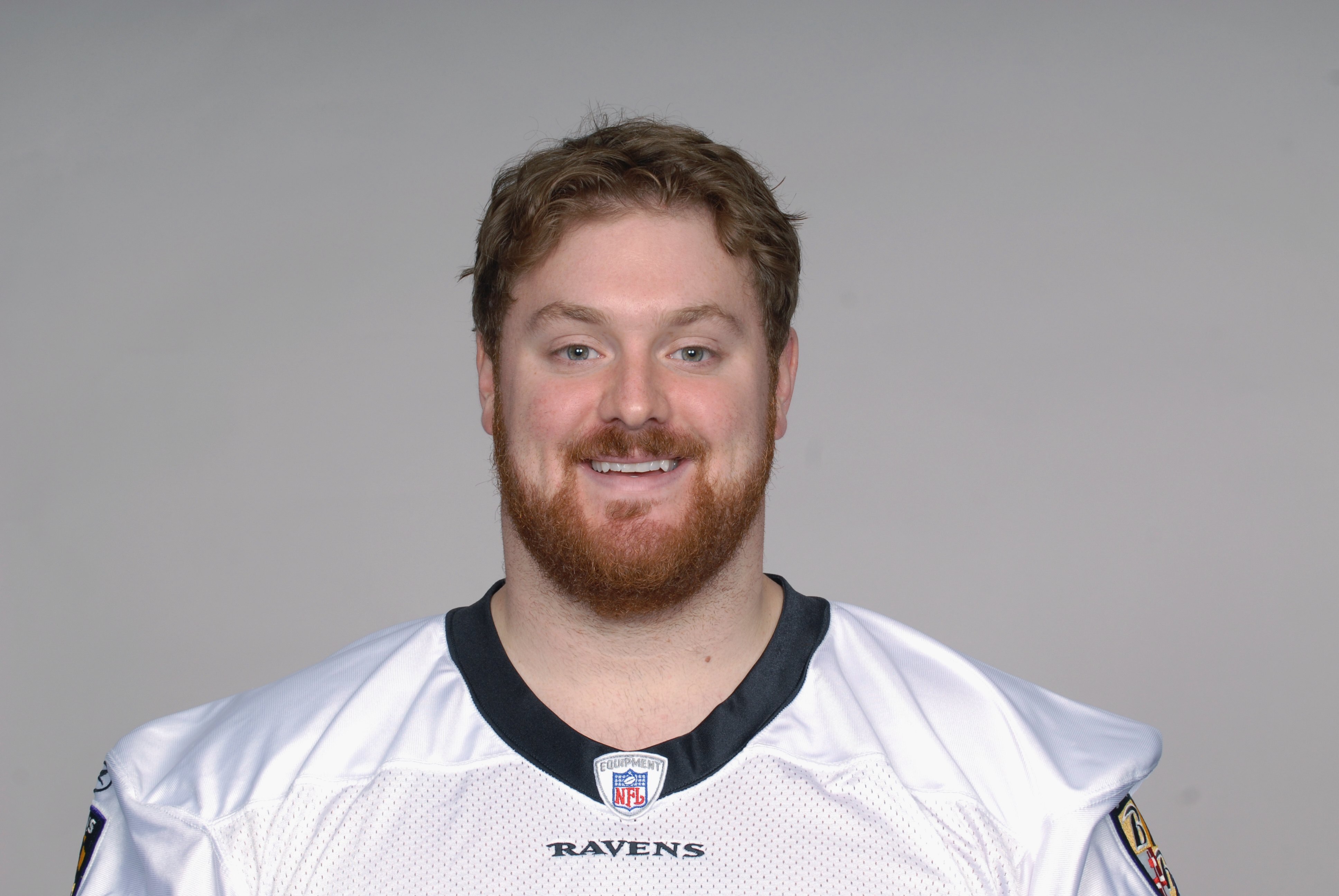 BALTIMORE - 2009:  Adam Terry of the Baltimore Ravens poses for his 2009 NFL headshot at photo day in Baltimore, Maryland. (Photo by NFL Photos)