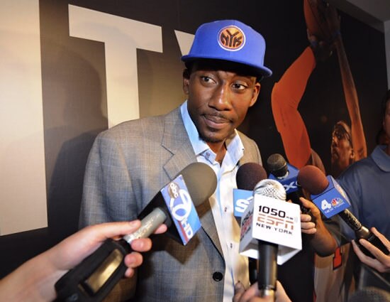 Reporters: "We want to know how you scammed the knicks into giving you a $100 million."