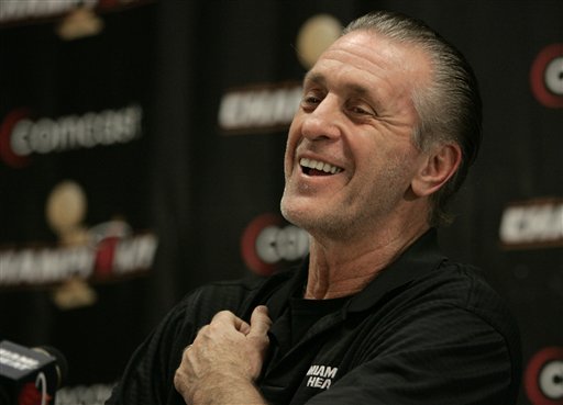 Pat Riley: "I actually had this planned out since Lebron's high school days."