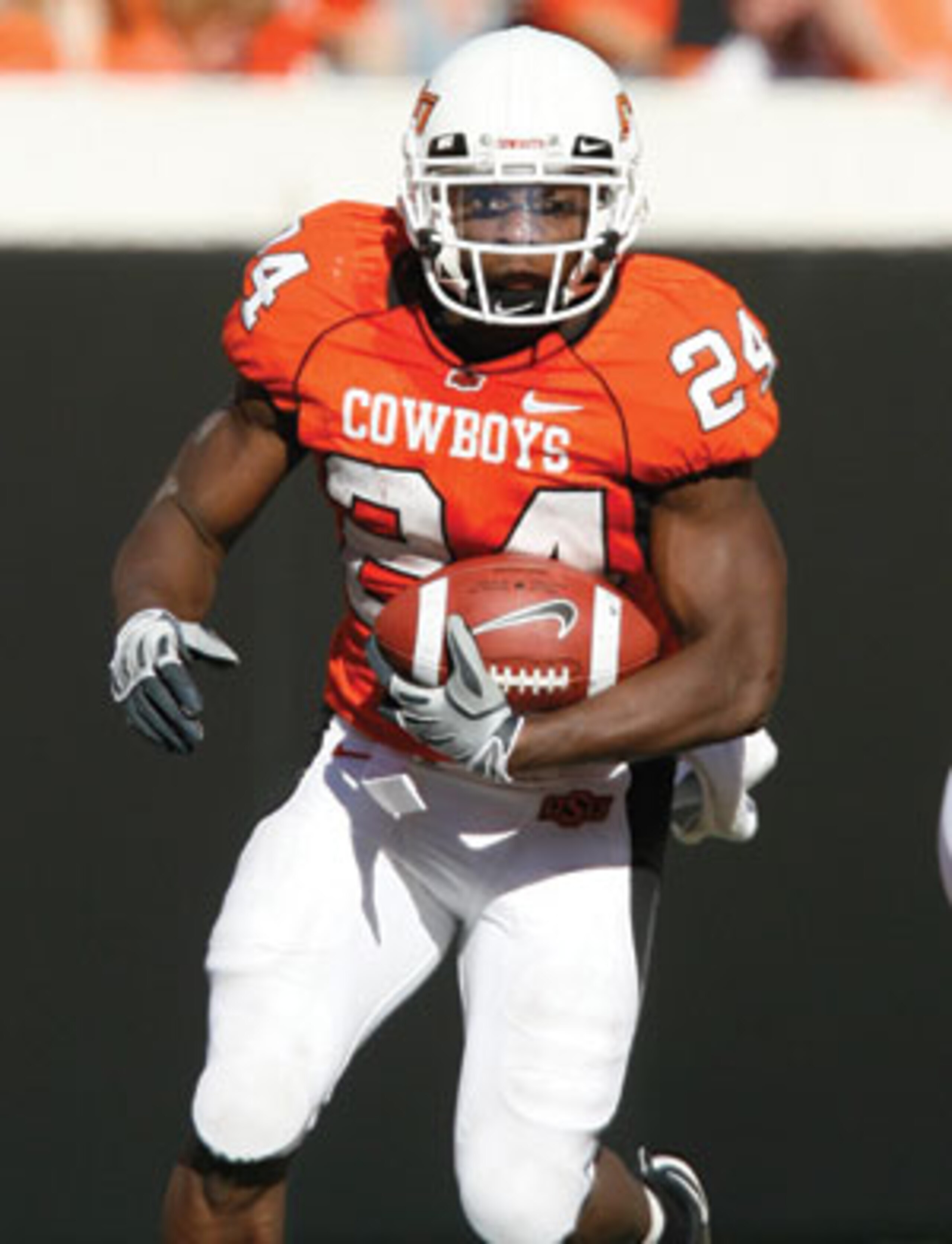 Kendall Hunter had 257 rushing yards and four touchdowns in a little over one half of play