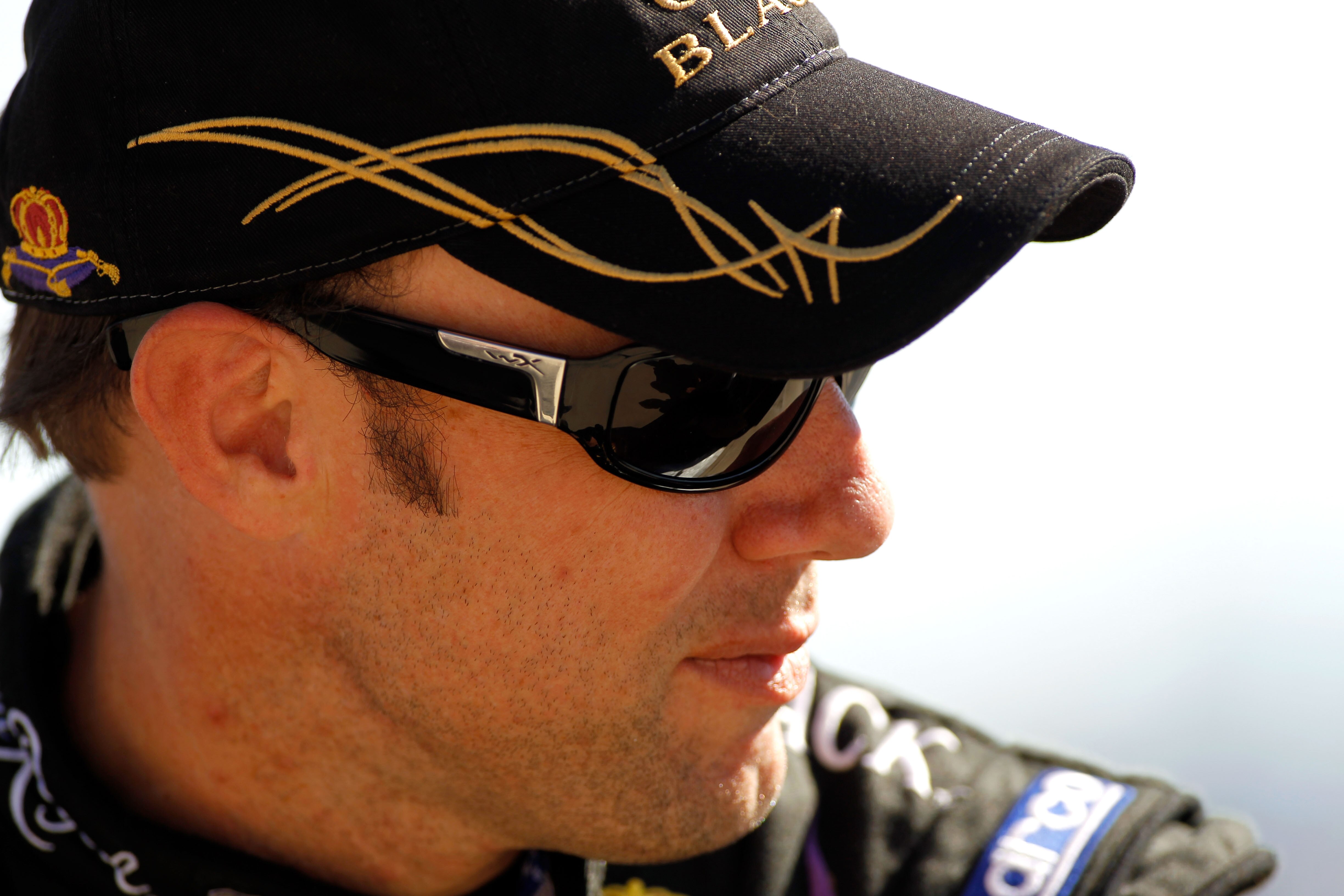 HAMPTON, GA - SEPTEMBER 04:  Matt Kenseth, driver of the #17 Crown Royal Ford, stands on the grid during qualifying for the NASCAR Sprint Cup Series Emory Healthcare 500 at Atlanta Motor Speedway on September 4, 2010 in Hampton, Georgia.  (Photo by Todd W