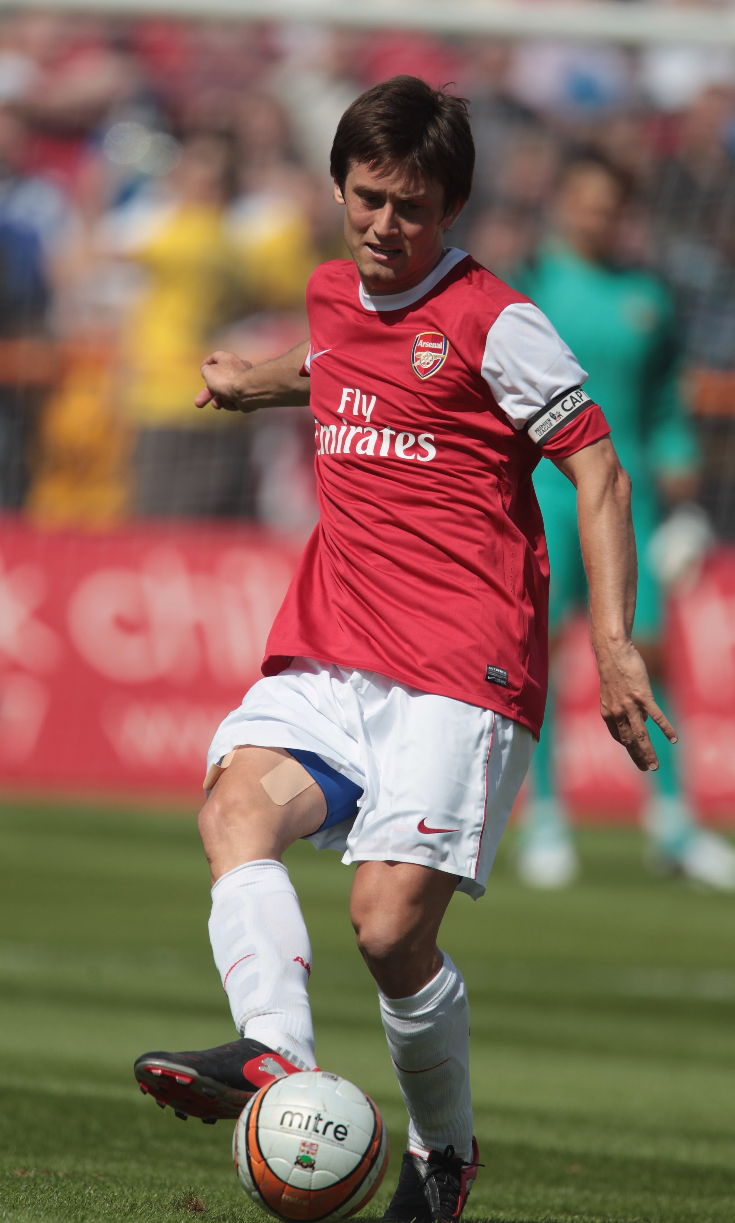 LONDON, ENGLAND - JULY 17:  Tomas Rosicky of Arsenal in action during the pre-season friendly match between Barnet and Arsenal at Underhill on July 17, 2010 in London, England.  (Photo by Phil Cole/Getty Images)