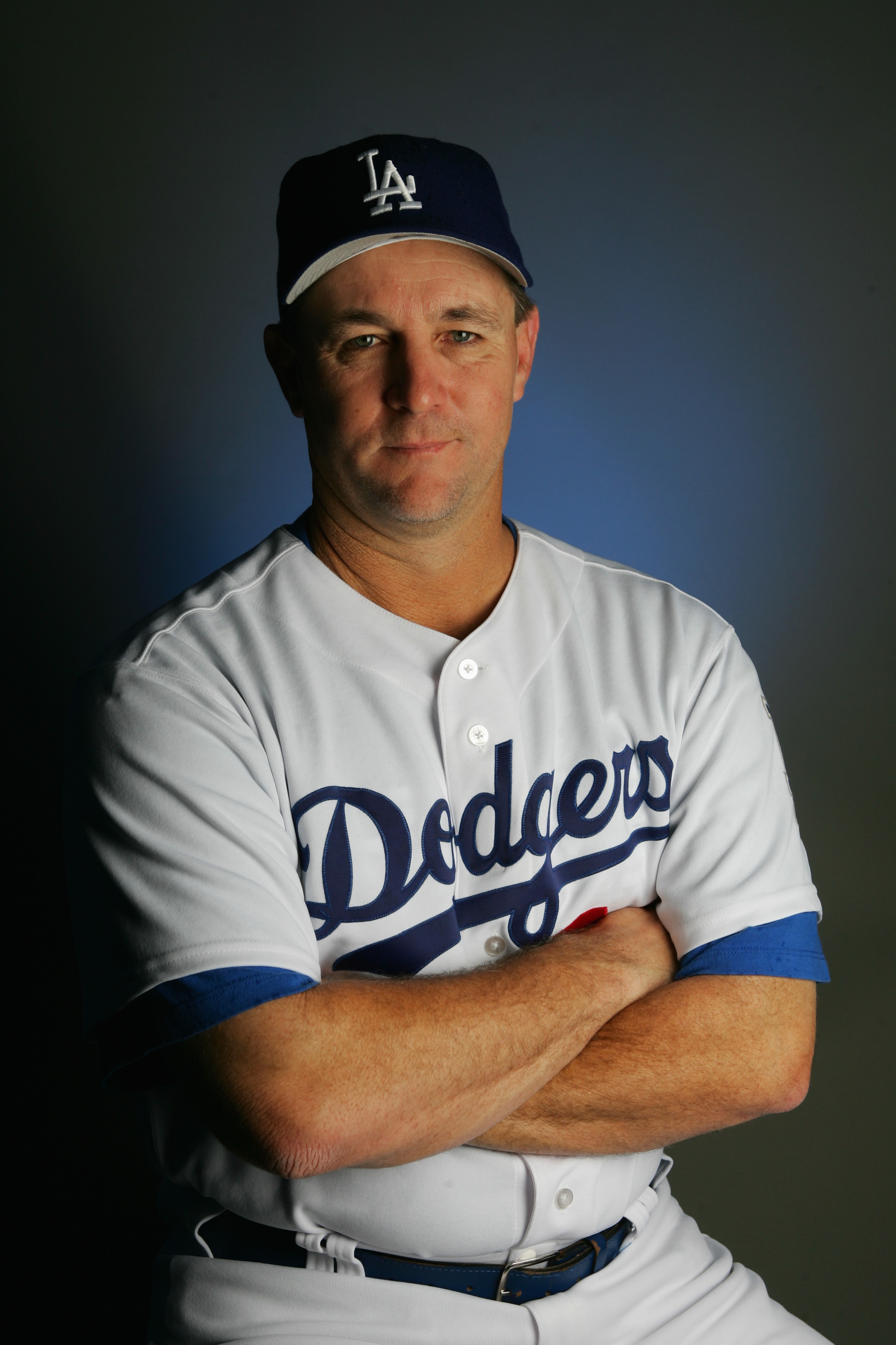 VERO BEACH, FL - FEBRUARY 27: Hitting Coach Tim Wallach of the Los Angeles Dodgers poses for a portrait during photo day on February 27, 2005 at Holman Stadium in Vero Beach, Florida. (Photo by Elsa/Getty Images) VERO BEACH, FL - FEBRUARY 27: Hitting Coach Tim Wallach of the Los Angeles Dodgers poses for a portrait during photo day on February 27, 2005 at Holman Stadium in Vero Beach, Florida. (Photo by Elsa/Getty Images)