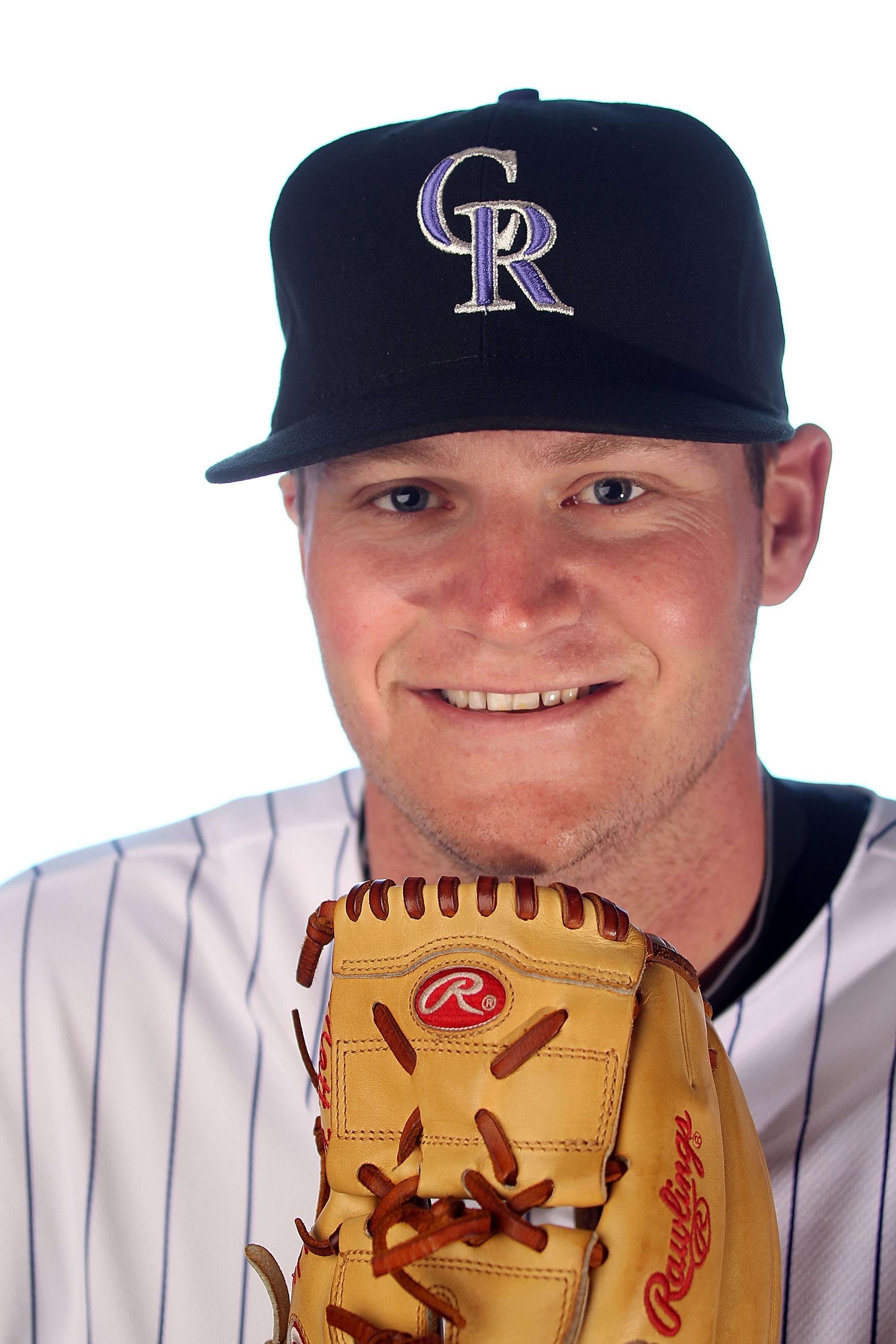 TUCSON, AZ - FEBRUARY 28:  Matt Reynolds of the Colorado Rockies poses for a photo during Spring Training Media Photo Day at Hi Corbett Field on February 28, 2010 in Tucson, Arizona.  (Photo by Ronald Martinez/Getty Images)