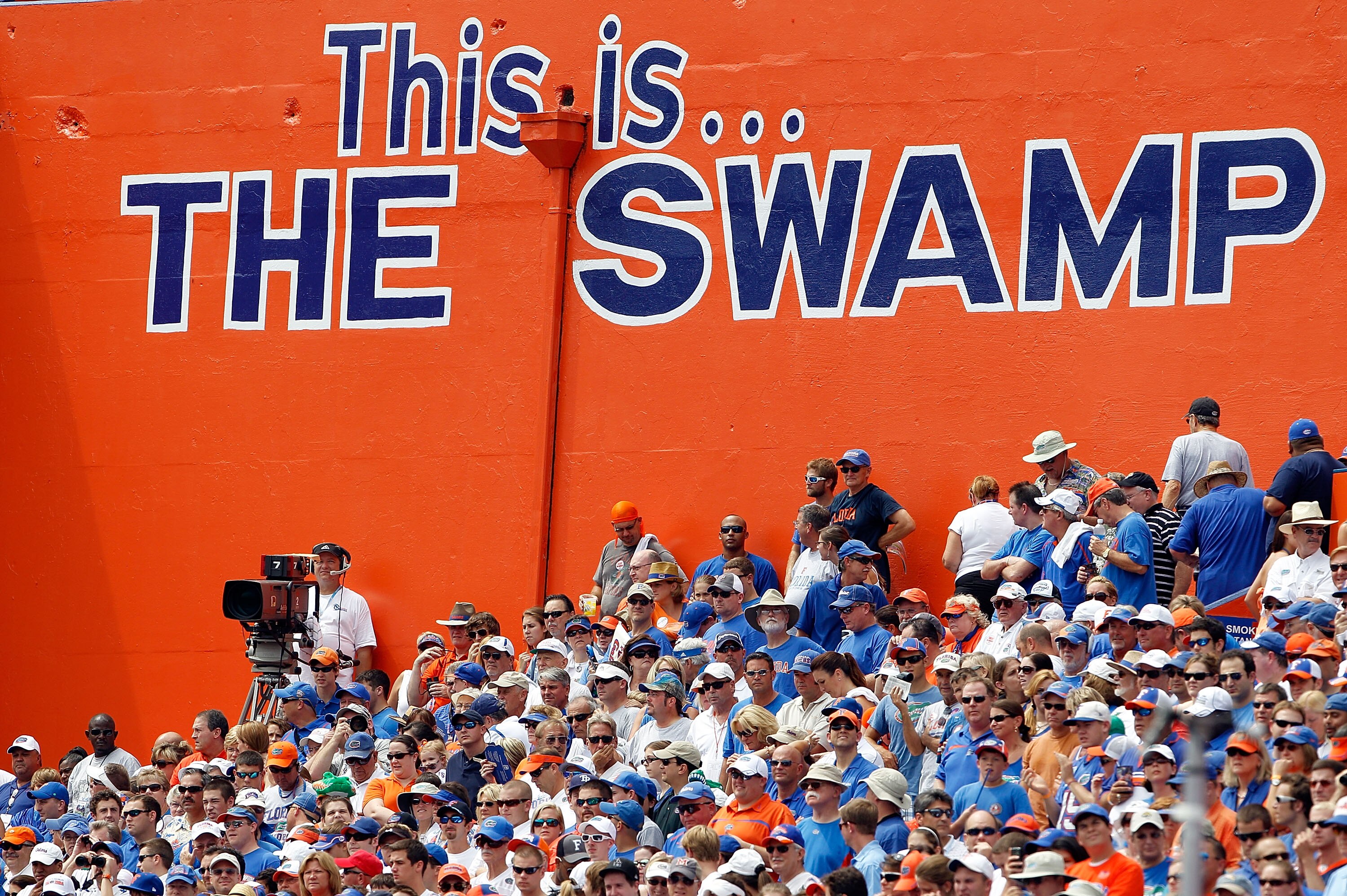 GAINESVILLE, FL - SEPTEMBER 04:  A scenic view of the crowd during a game between the Miami University RedHawks and the Florida Gators at Ben Hill Griffin Stadium on September 4, 2010 in Gainesville, Florida.  (Photo by Sam Greenwood/Getty Images)