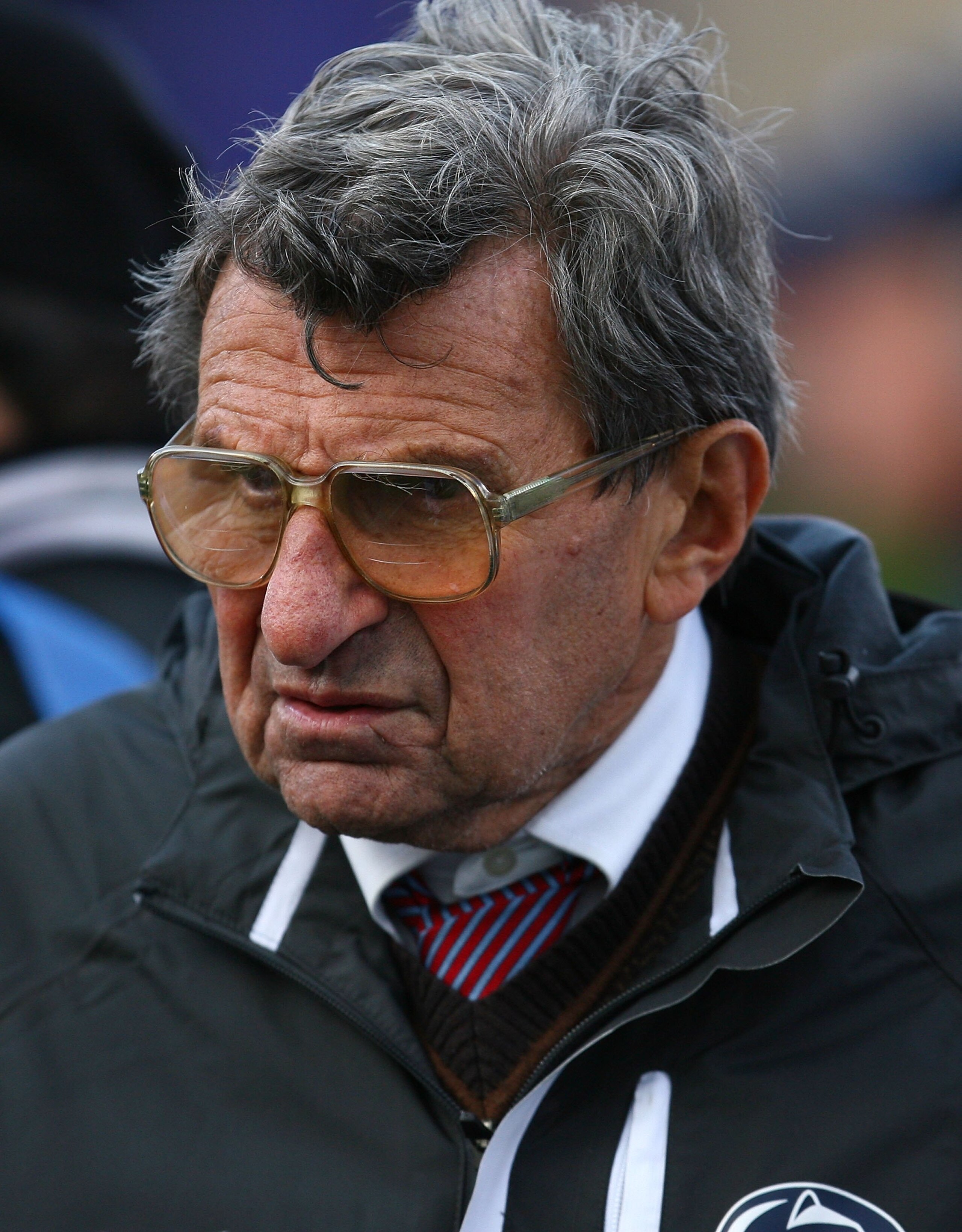 EVANSTON, IL - OCTOBER 31: Head coach Joe Paterno of the Penn State Nittany Lions walks the sidelines as his team takes on the Northwestern Wildcats at Ryan Field on October 31, 2009 in Evanston, Illinois. Penn State defeated Northwestern 34-13. (Photo by