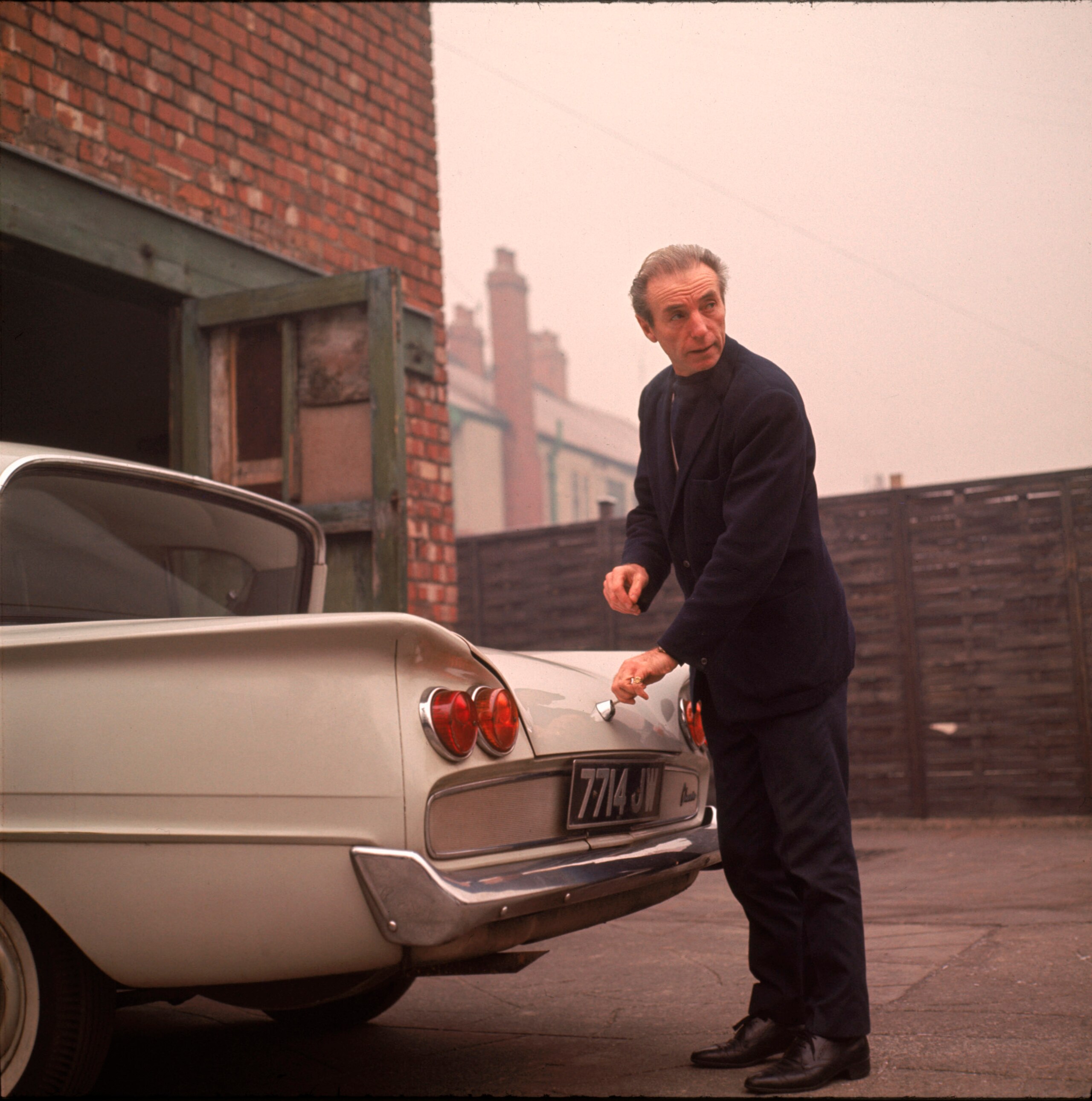 1 Feb 1965:  Stanley Matthews of Stoke City on his 50th birthday in Stoke, England. \ Mandatory Credit:  Don Morley/Allsport
