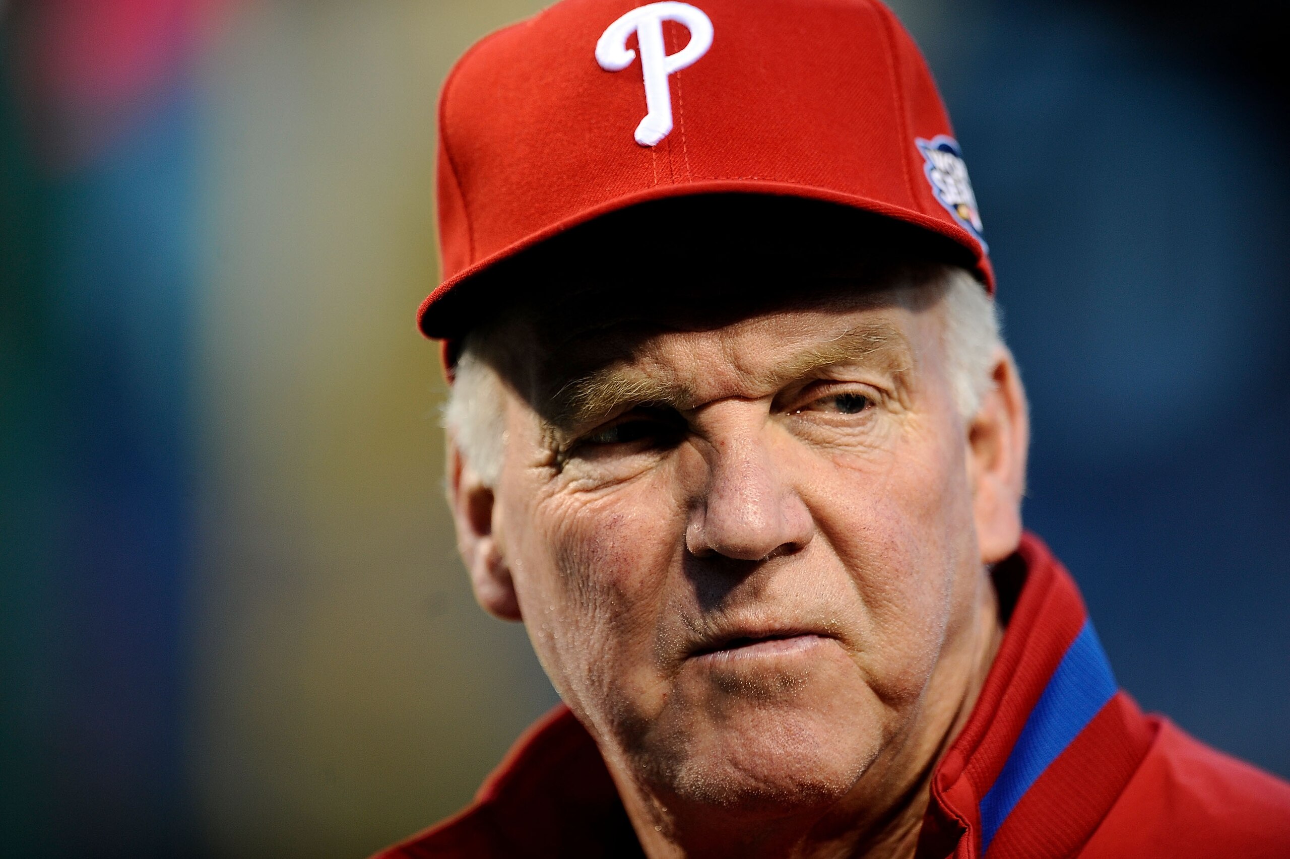 PHILADELPHIA - OCTOBER 31: Manager Charlie Manuel of the Philadelphia Phillies looks on during batting practice before playing against the New York Yankeesin Game Three of the 2009 MLB World Series at Citizens Bank Park on October 31, 2009 in Philadelphi PHILADELPHIA - OCTOBER 31: Manager Charlie Manuel of the Philadelphia Phillies looks on during batting practice before playing against the New York Yankeesin Game Three of the 2009 MLB World Series at Citizens Bank Park on October 31, 2009 in Philadelphi